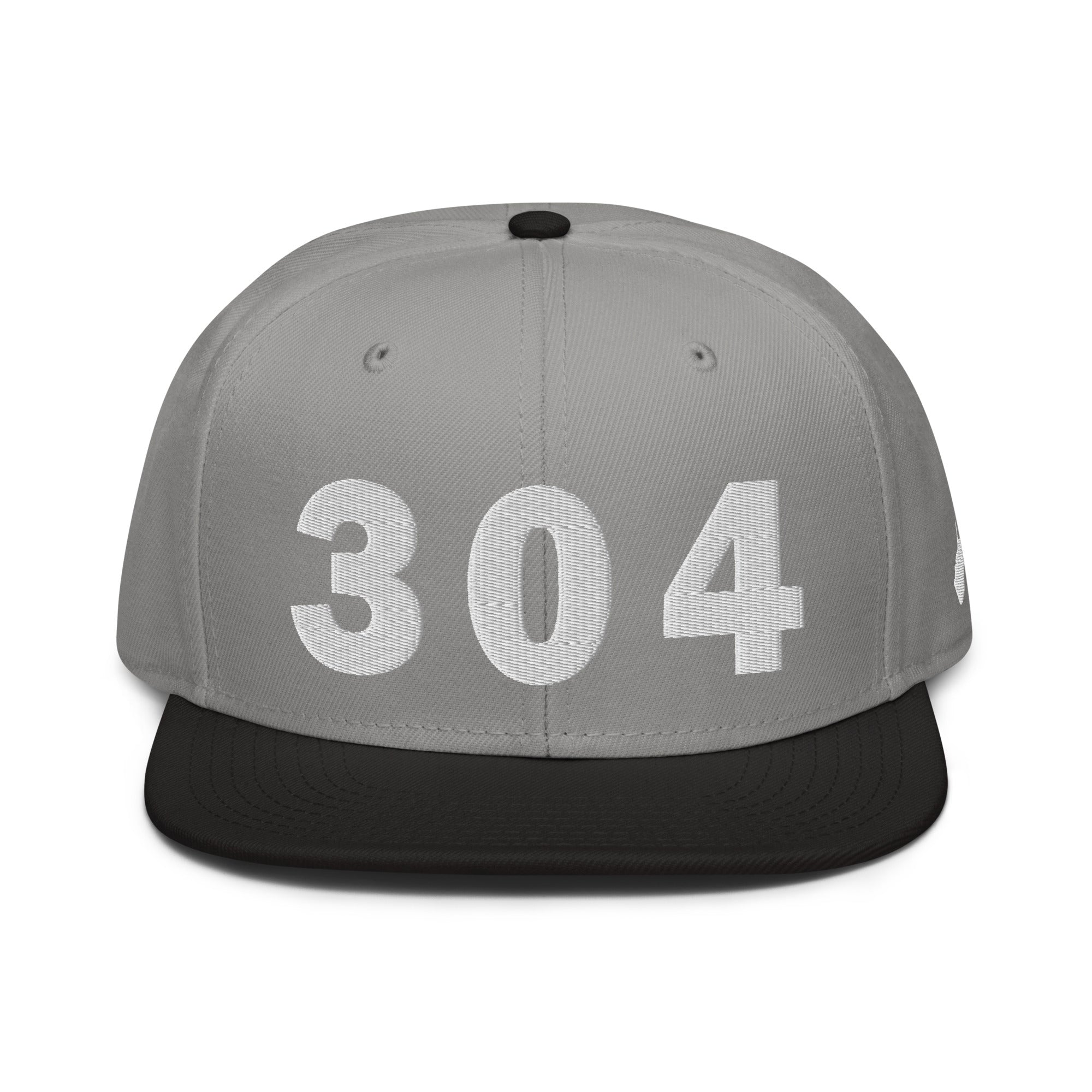 304 Area Code Snapback Hat