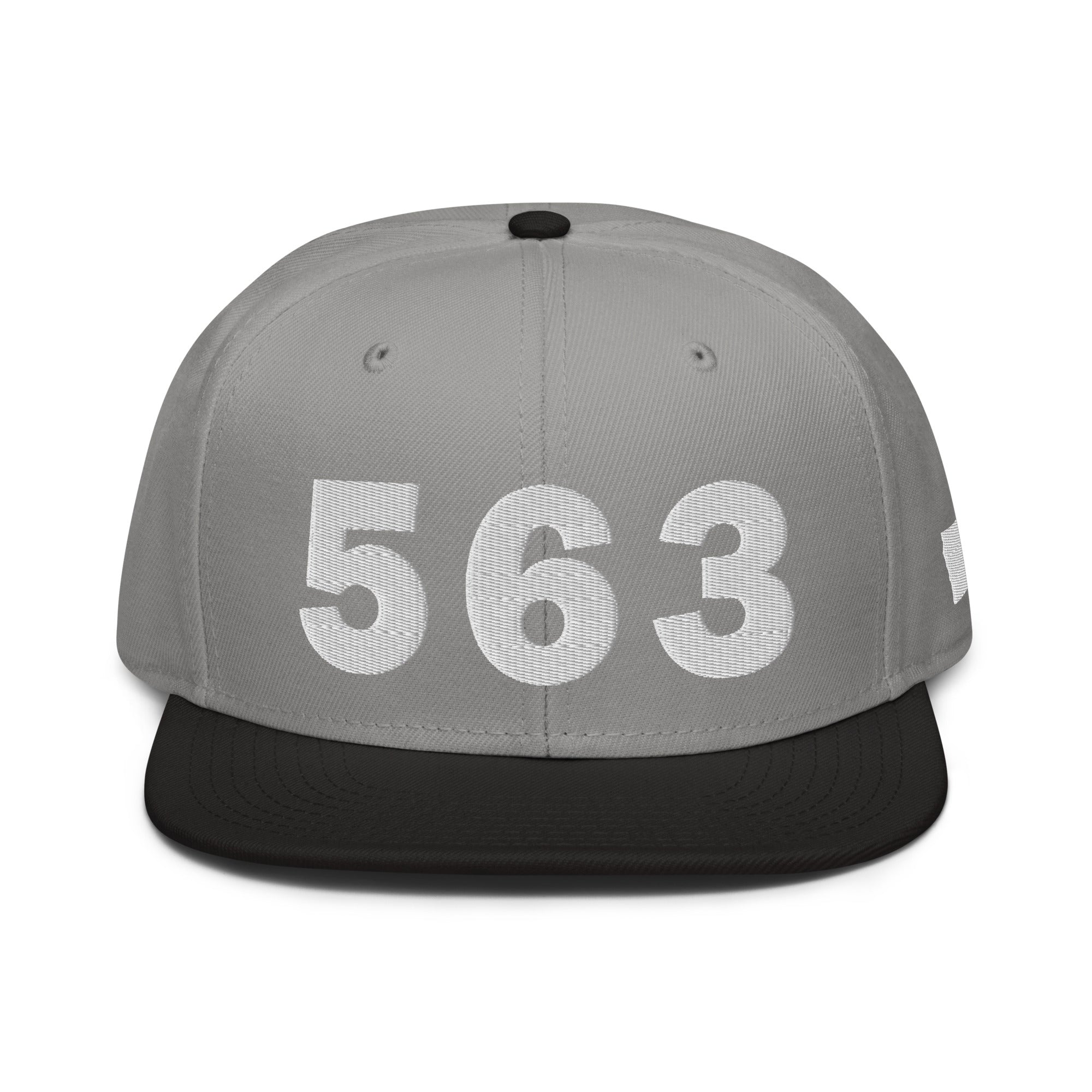 563 Area Code Snapback Hat
