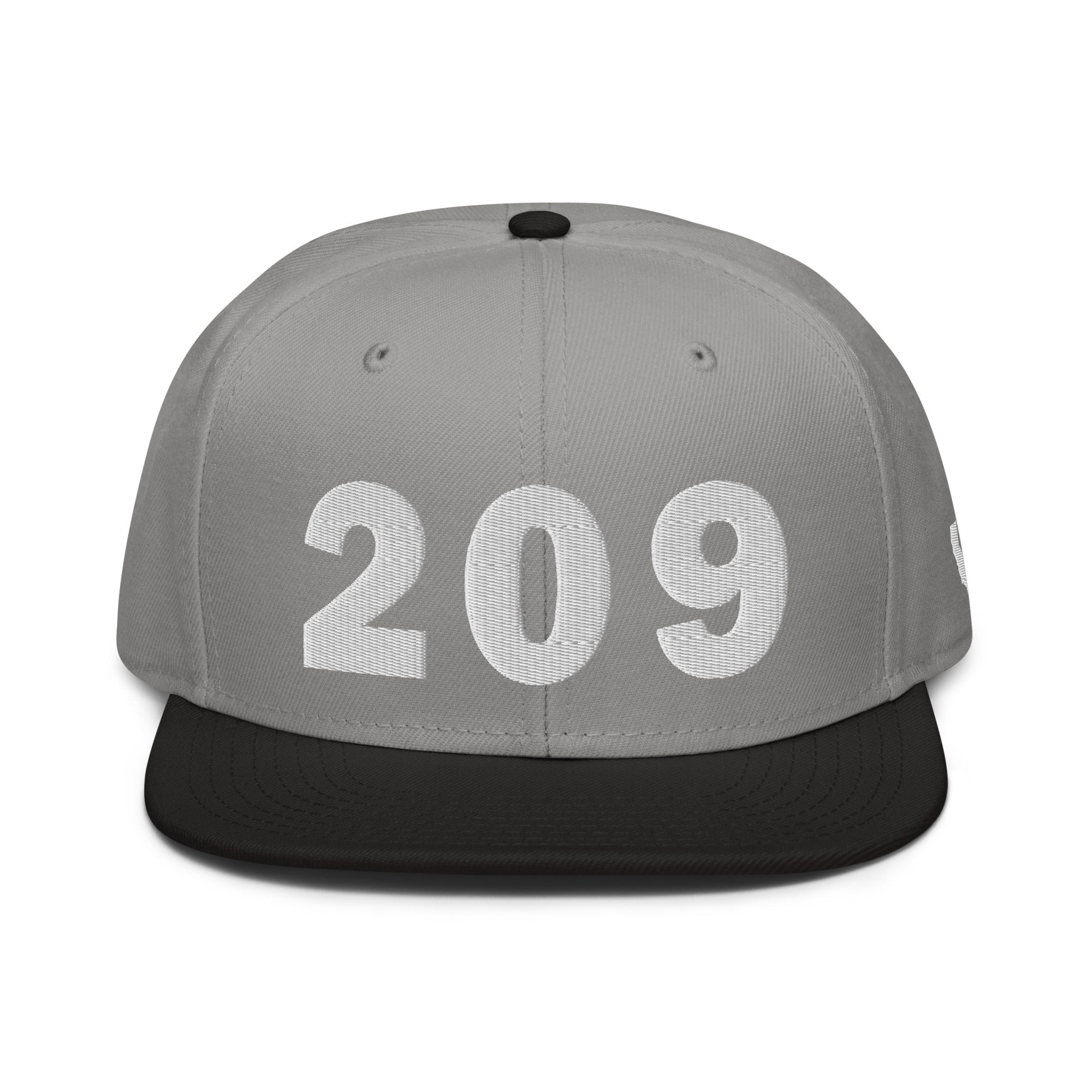 209 Area Code Snapback Hat