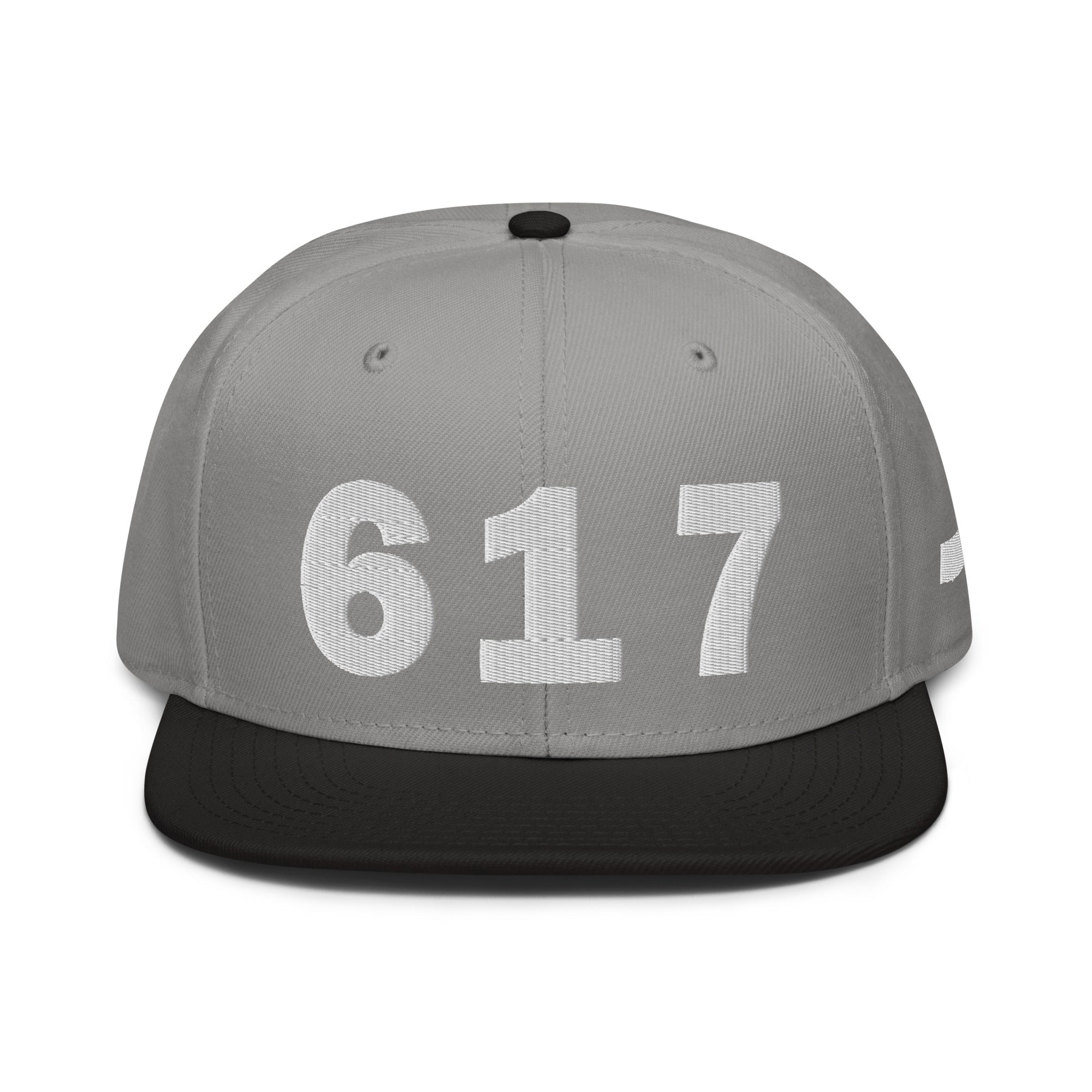 617 Area Code Snapback Hat