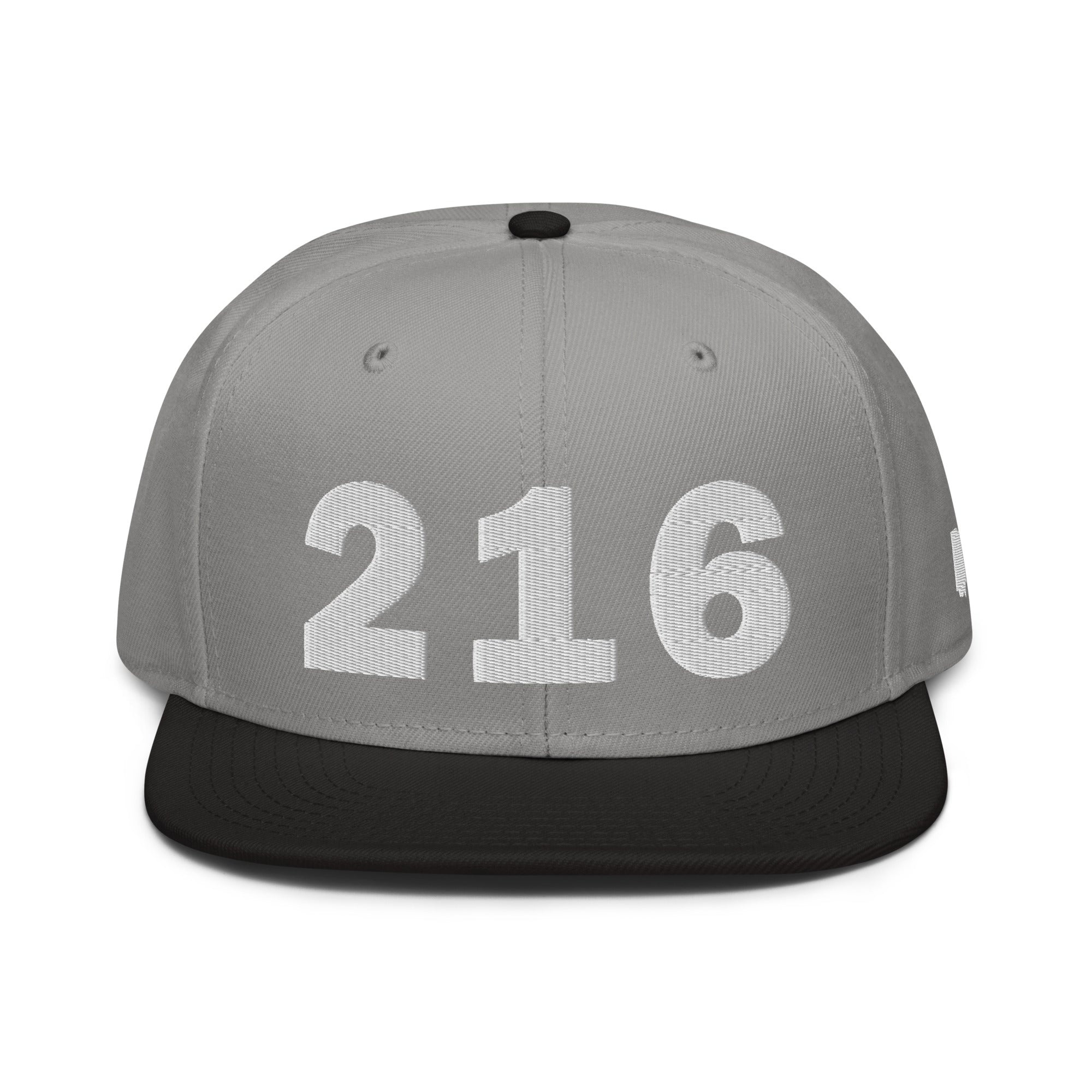 216 Area Code Snapback Hat