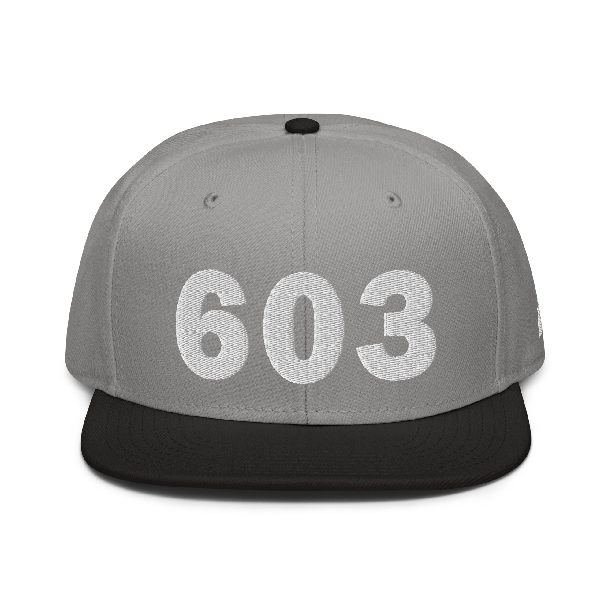 603 Area Code Snapback Hat