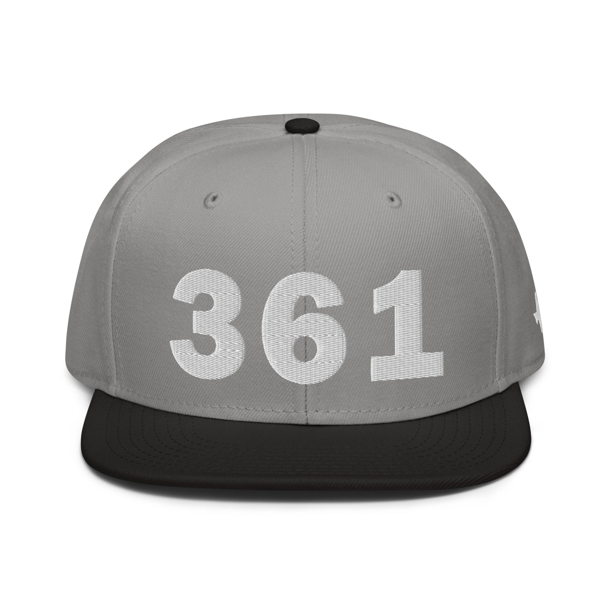 361 Area Code Snapback Hat