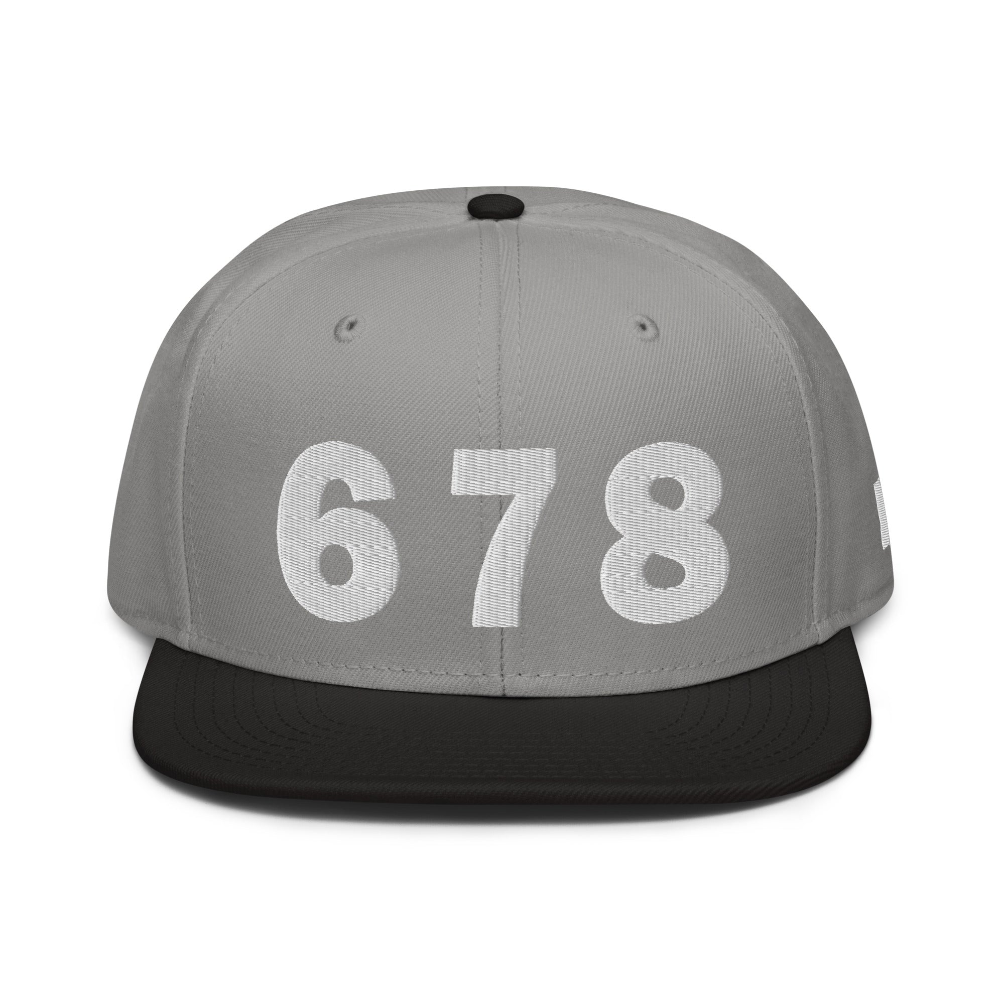 678 Area Code Snapback Hat