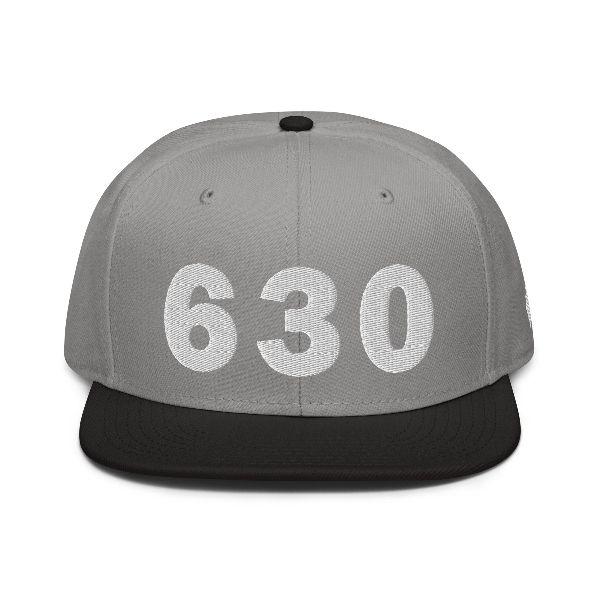 630 Area Code Snapback Hat