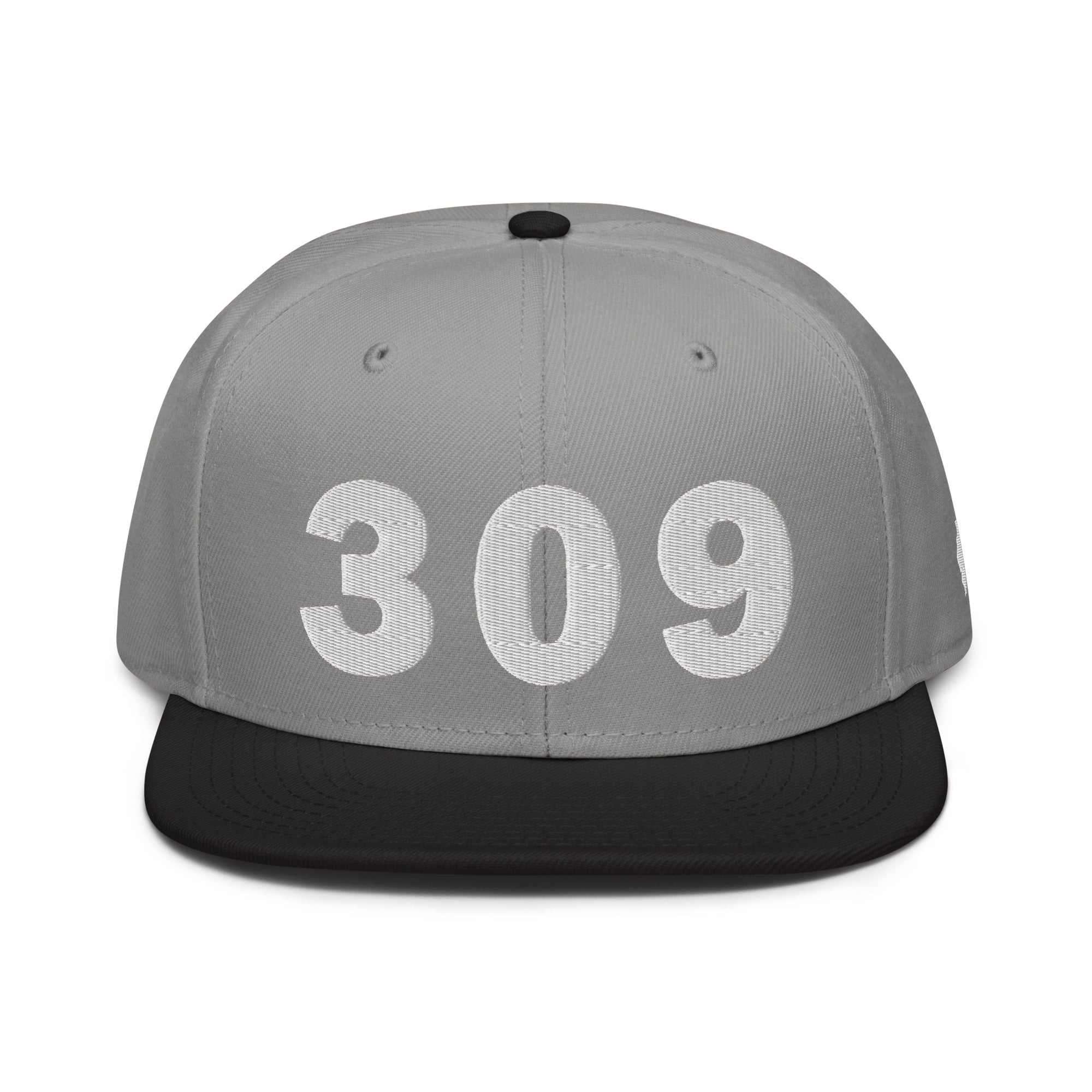309 Area Code Snapback Hat