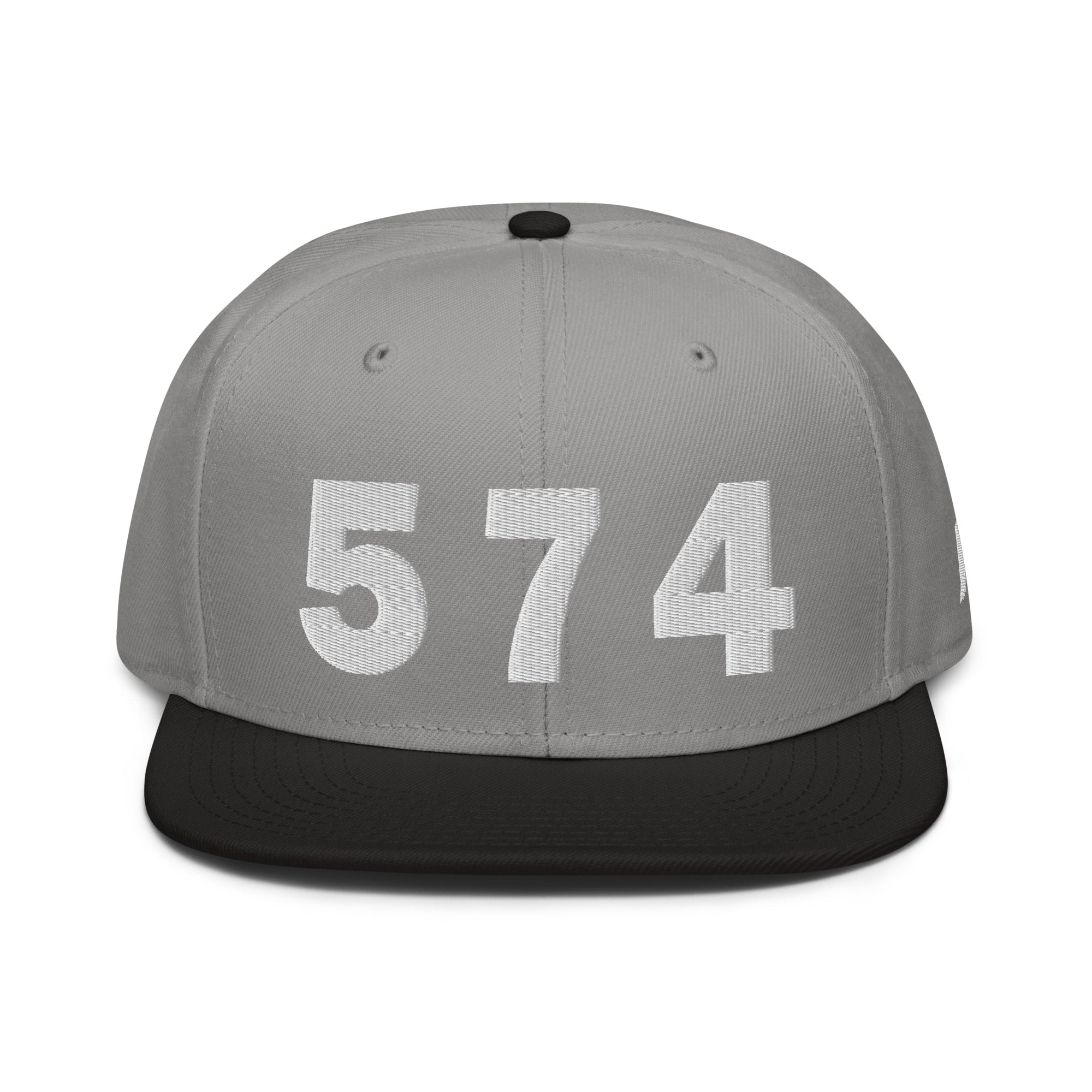 574 Area Code Snapback Hat