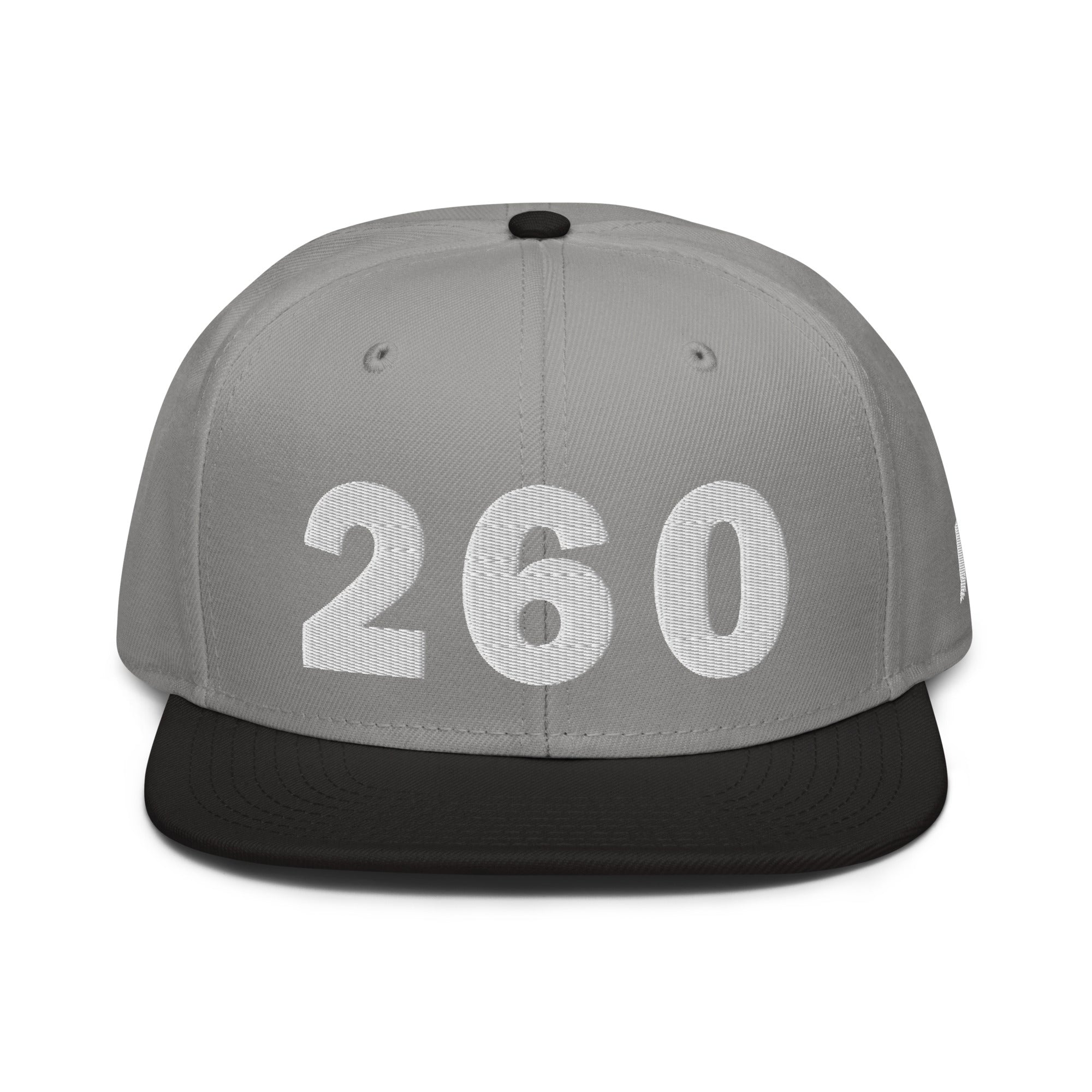 260 Area Code Snapback Hat