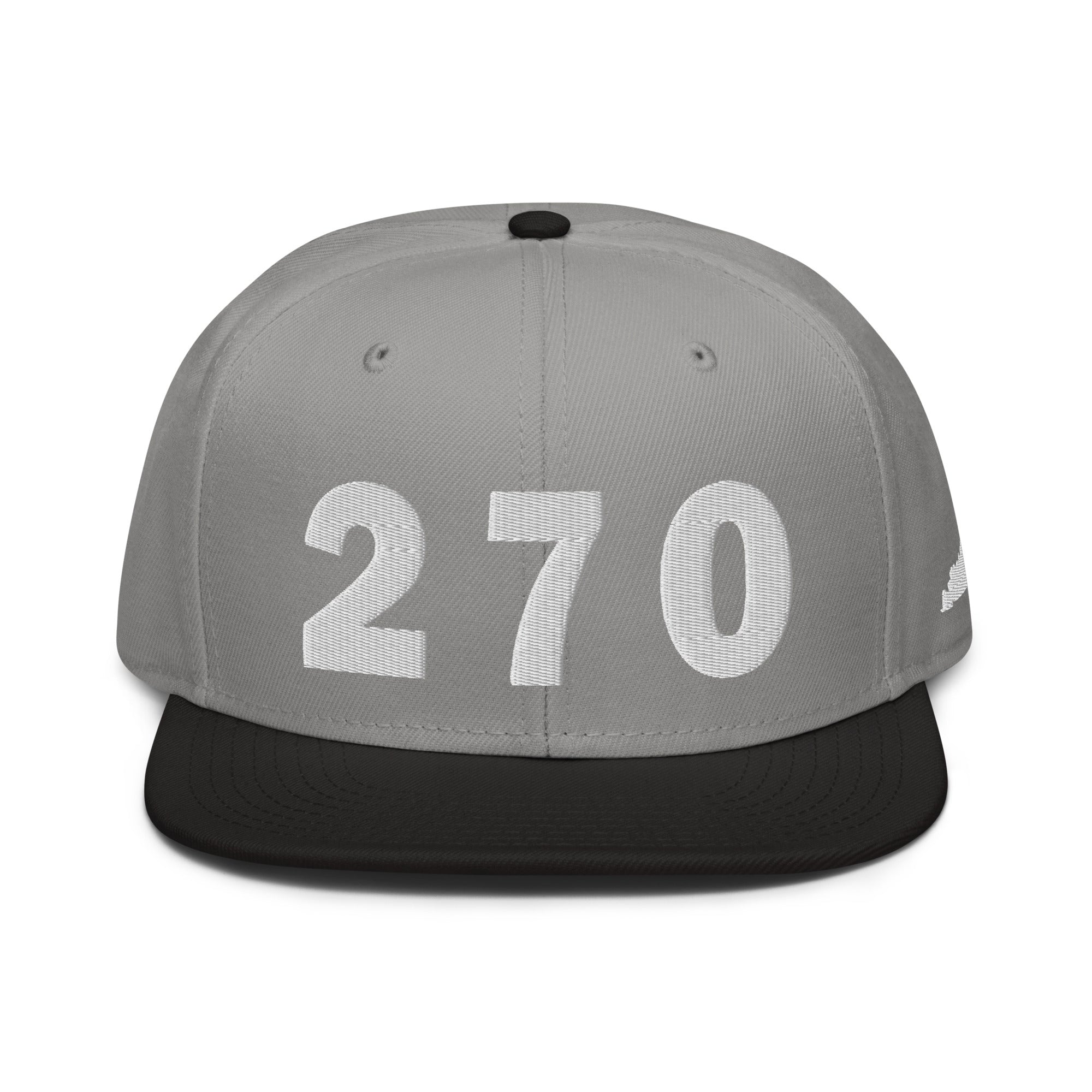 270 Area Code Snapback Hat