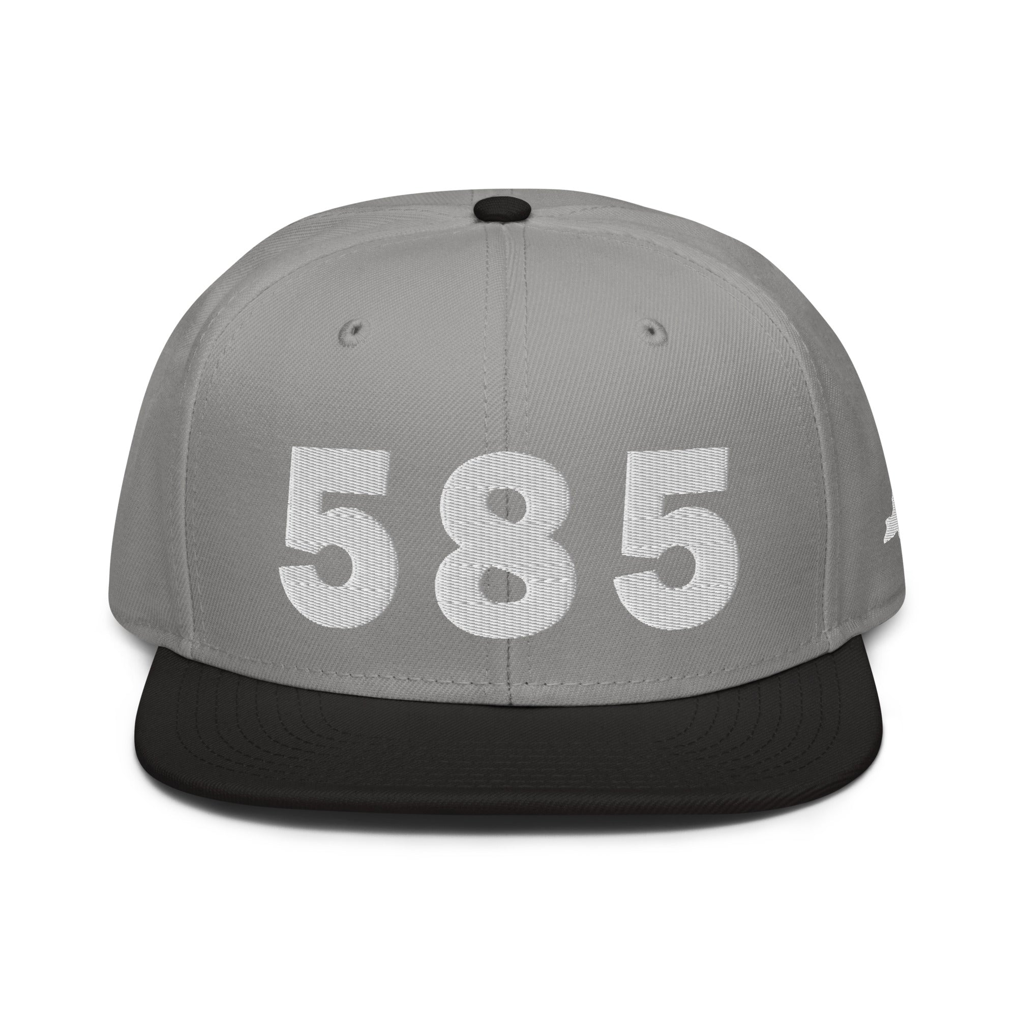585 Area Code Snapback Hat
