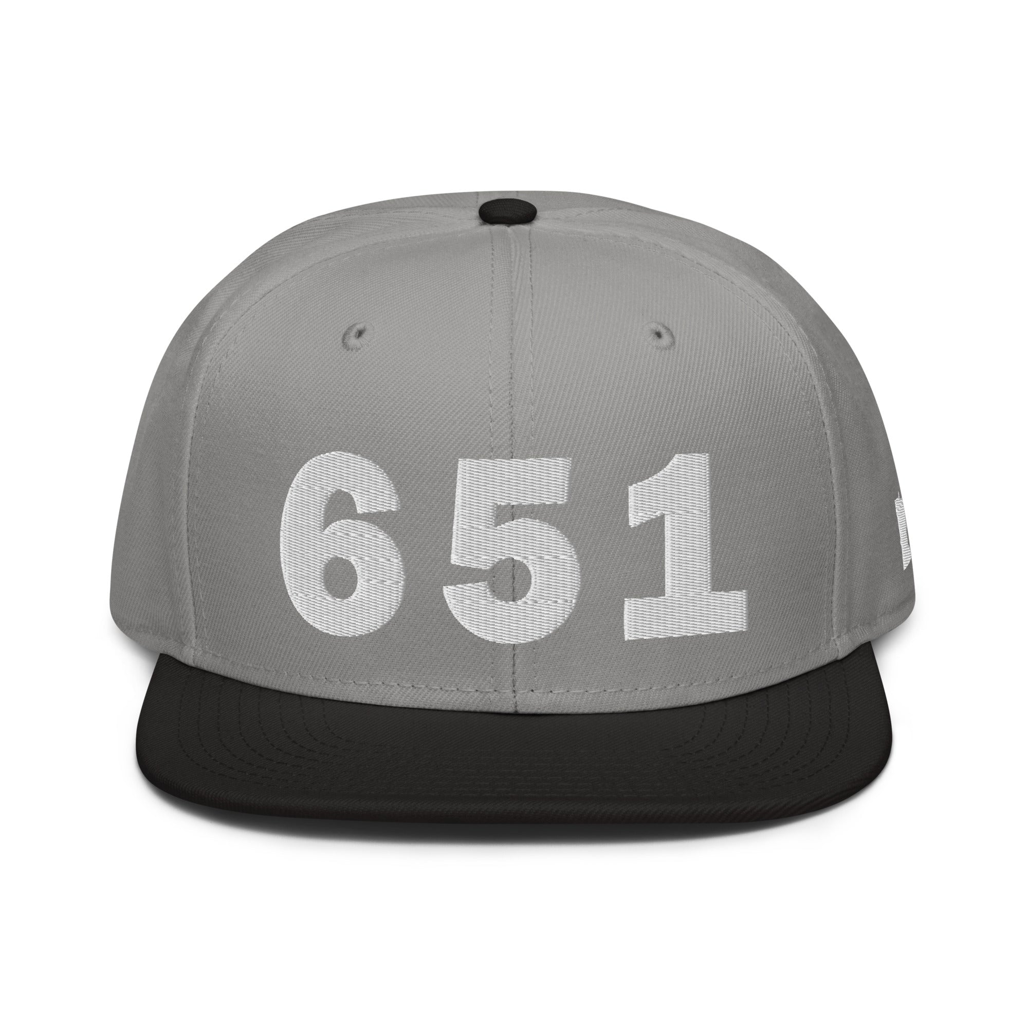 651 Area Code Snapback Hat