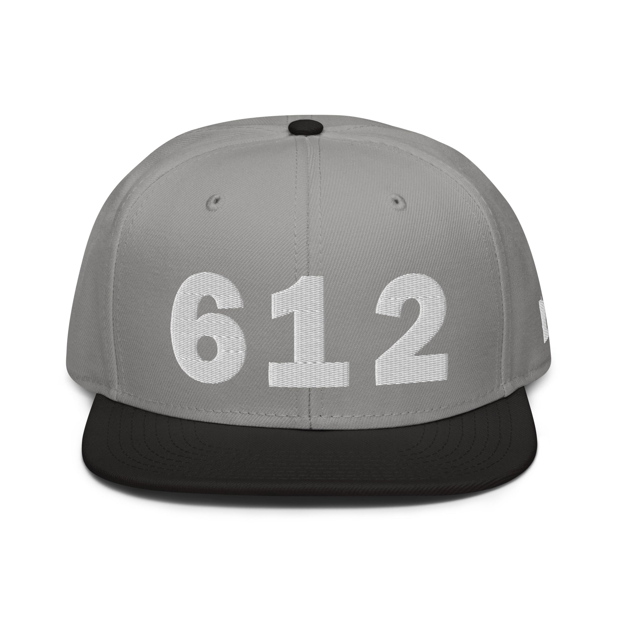 612 Area Code Snapback Hat