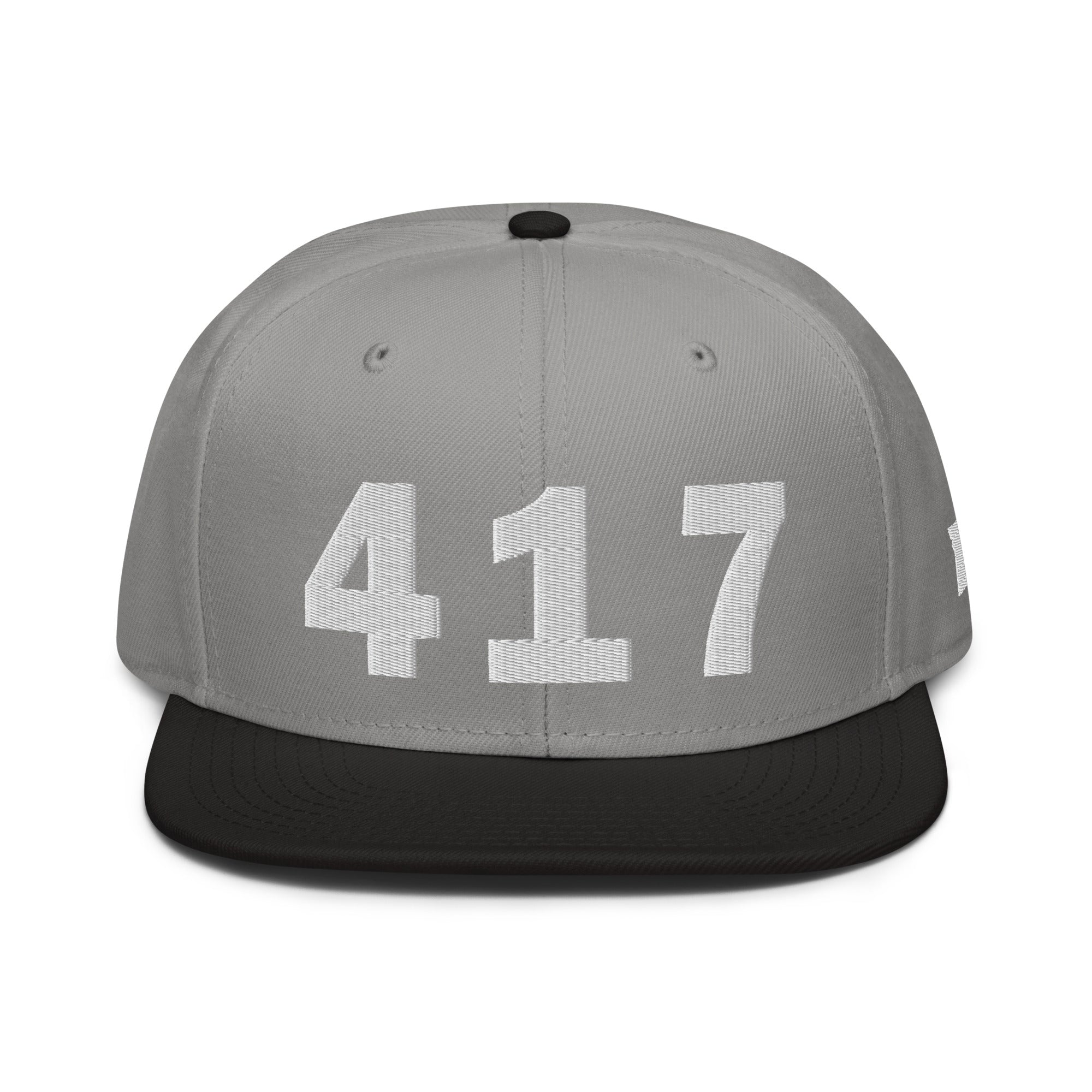 417 Area Code Snapback Hat