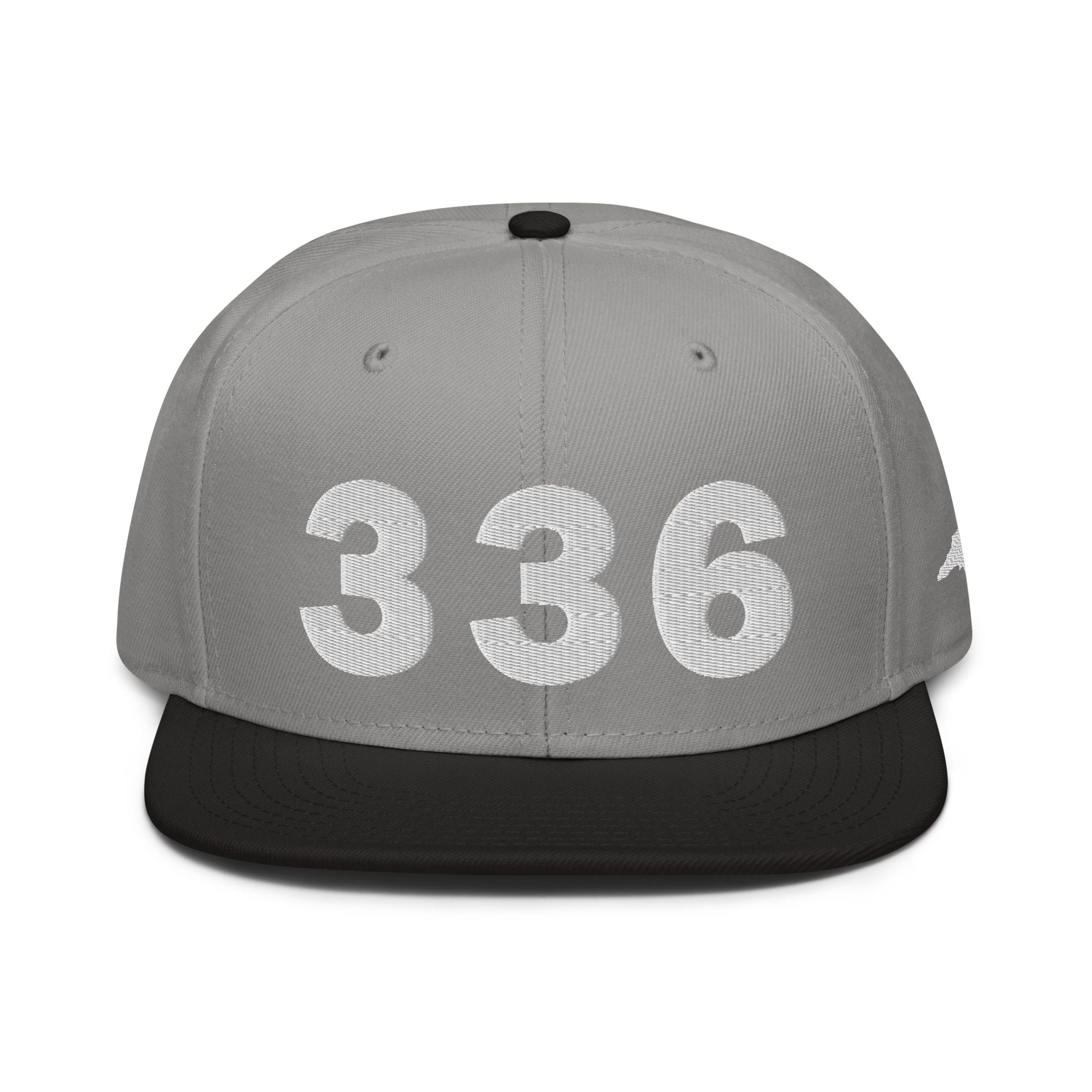 336 Area Code Snapback Hat