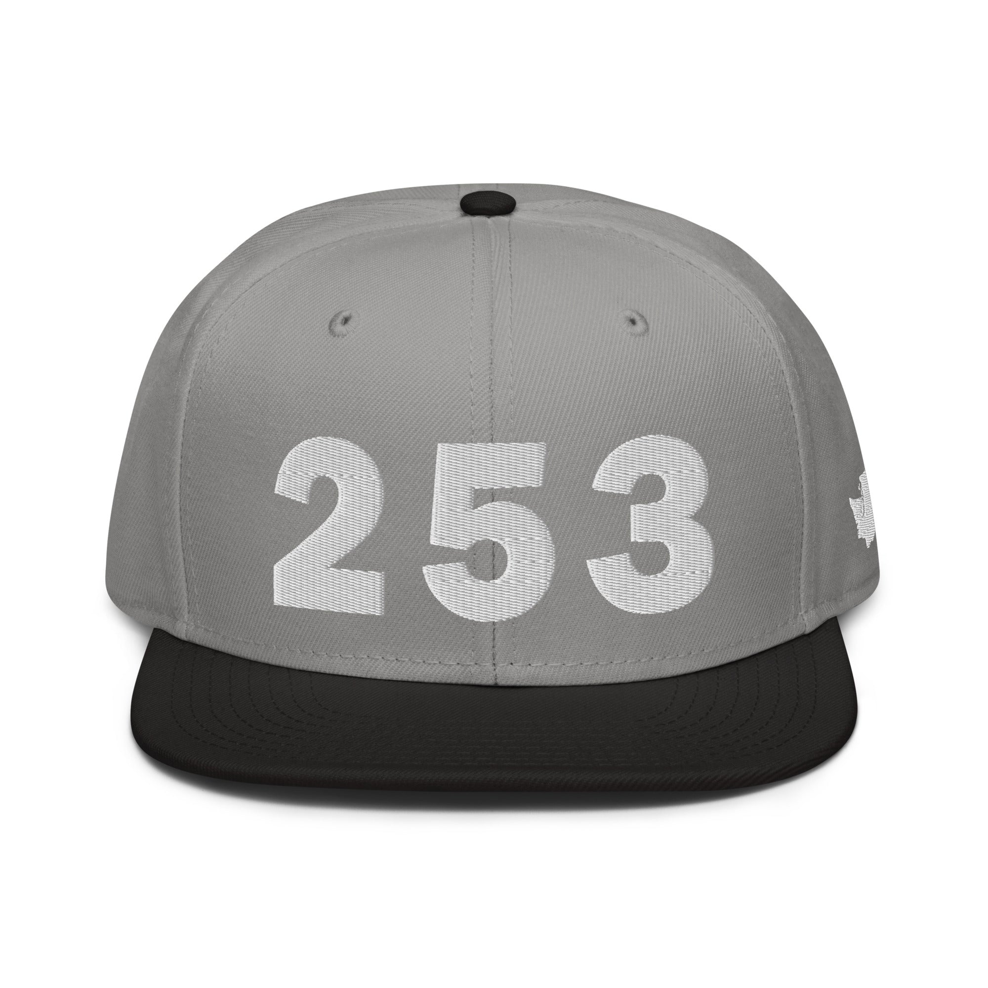 253 Area Code Snapback Hat