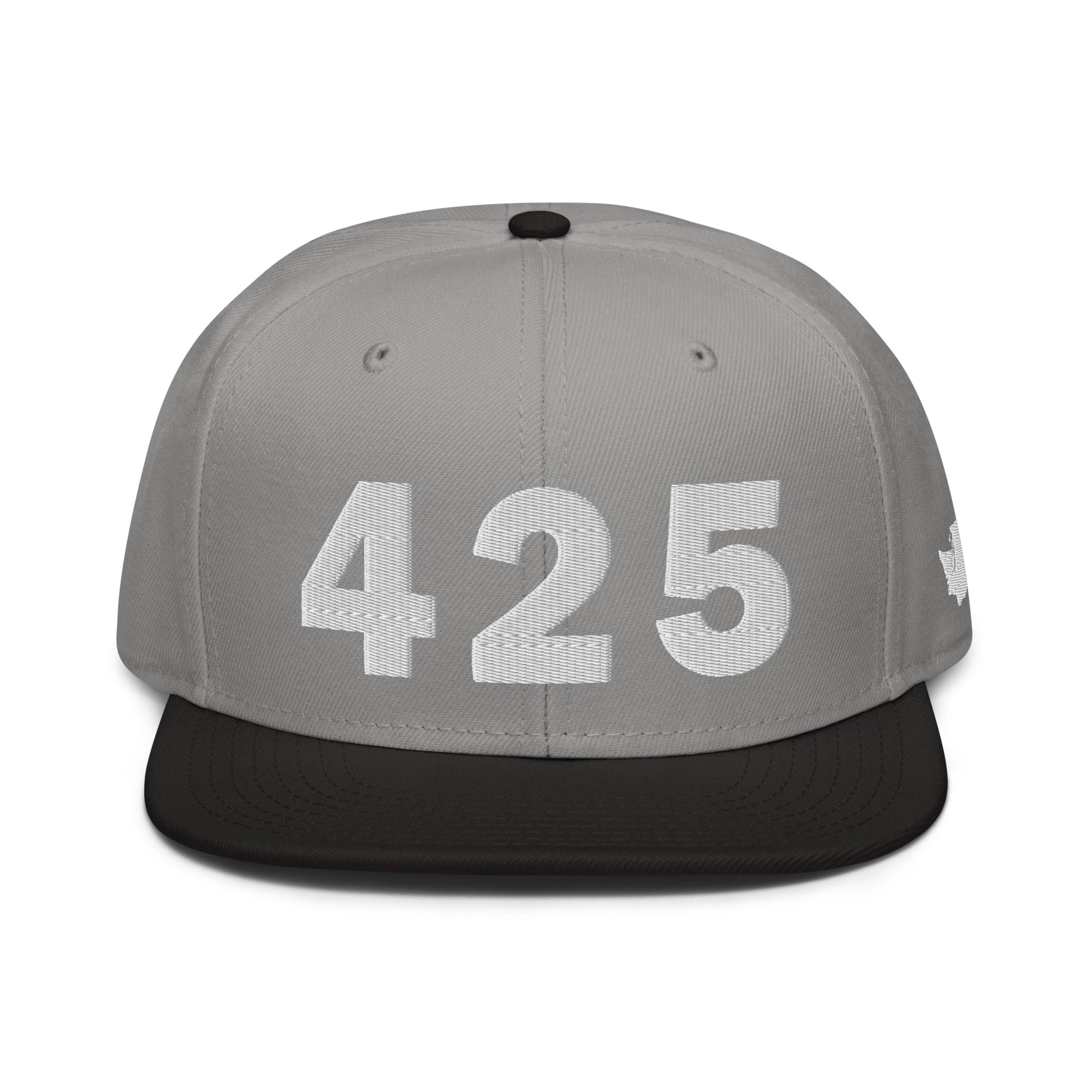 425 Area Code Snapback Hat