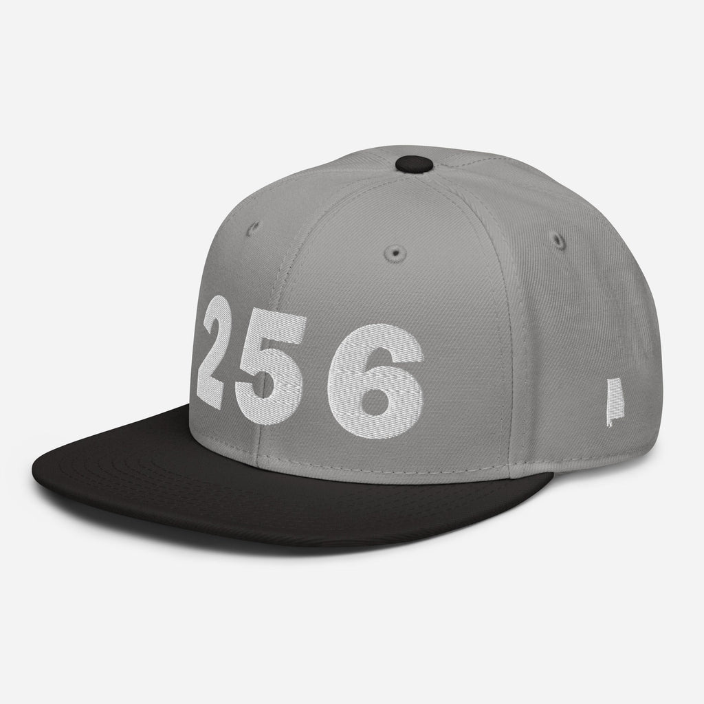 256 Area Code Snapback Hat
