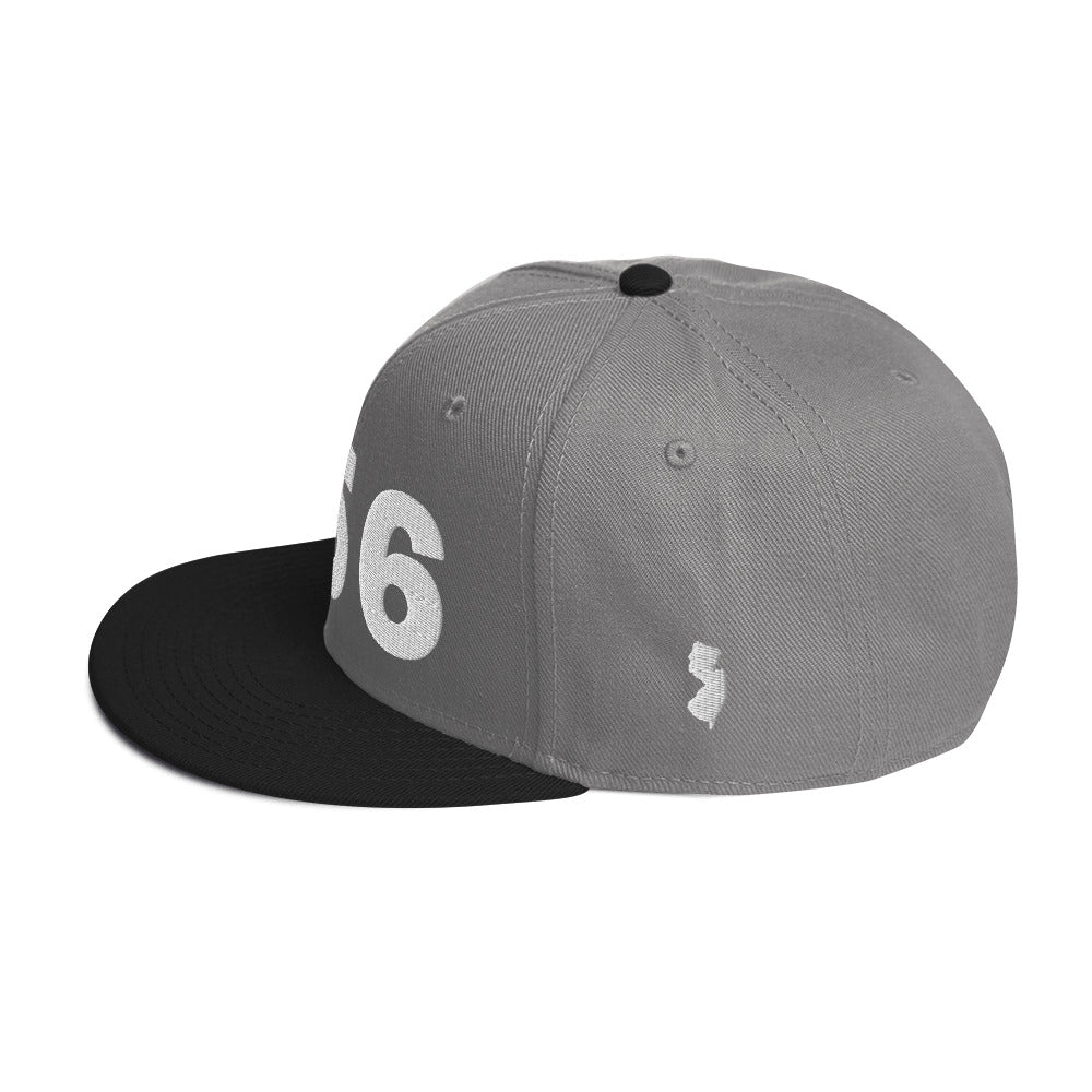 856 Area Code Snapback Hat
