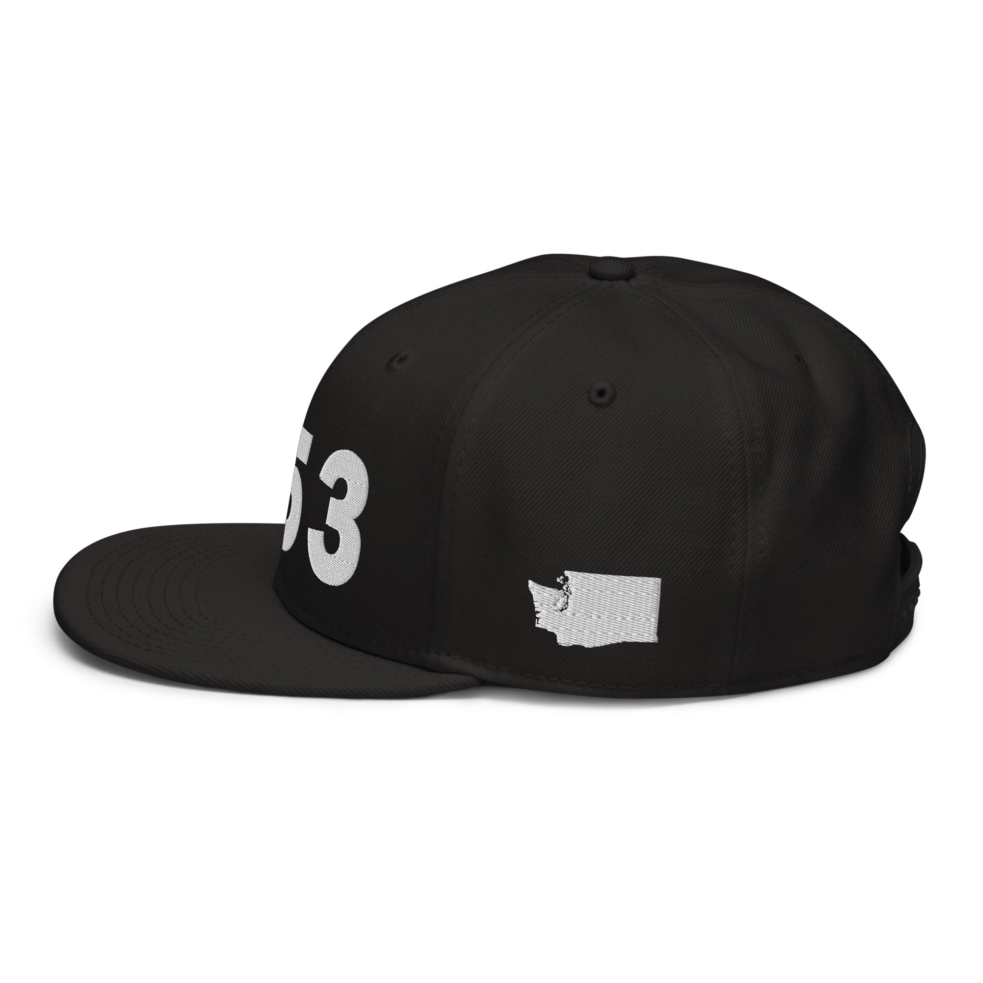 253 Area Code Snapback Hat