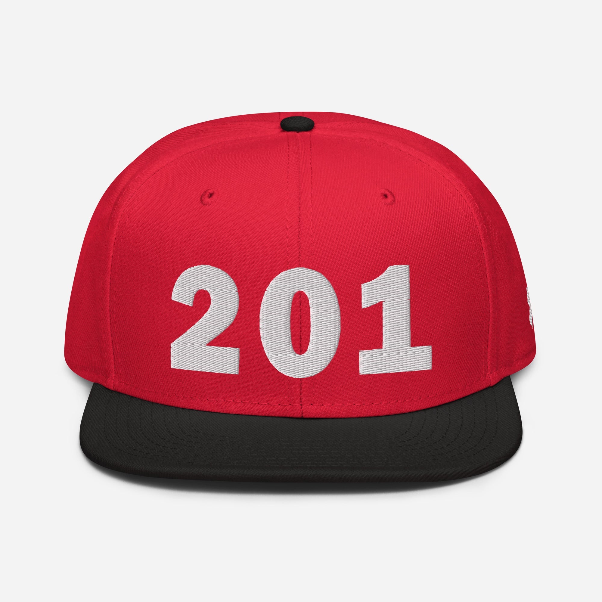 201 Area Code Snapback Hat