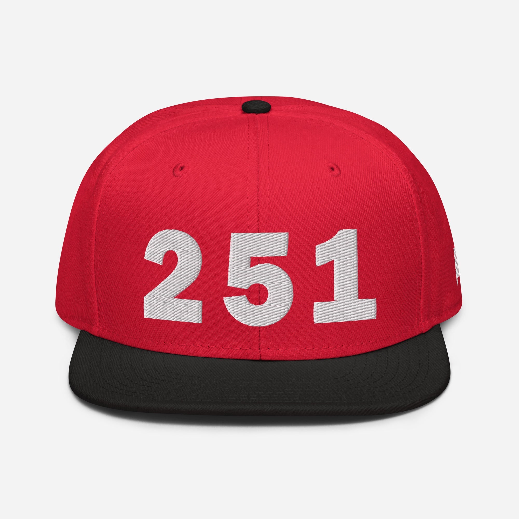 251 Area Code Snapback Hat