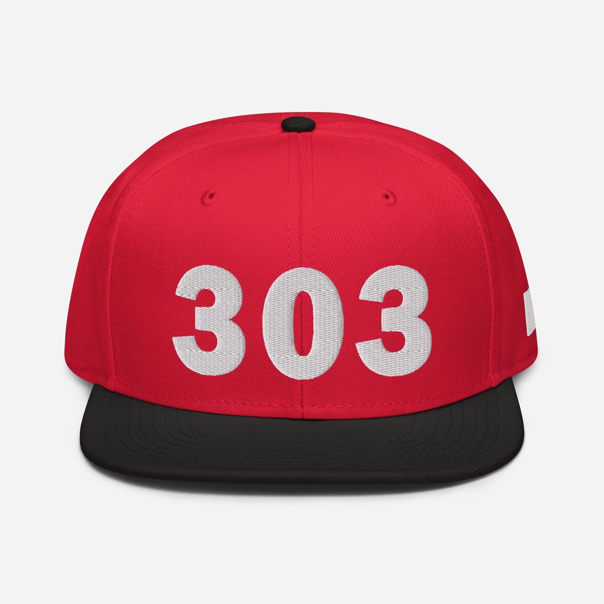 303 Area Code Snapback Hat