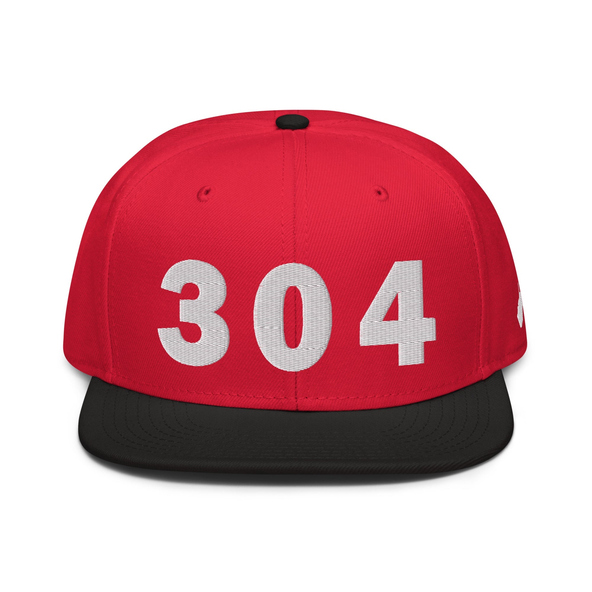 304 Area Code Snapback Hat