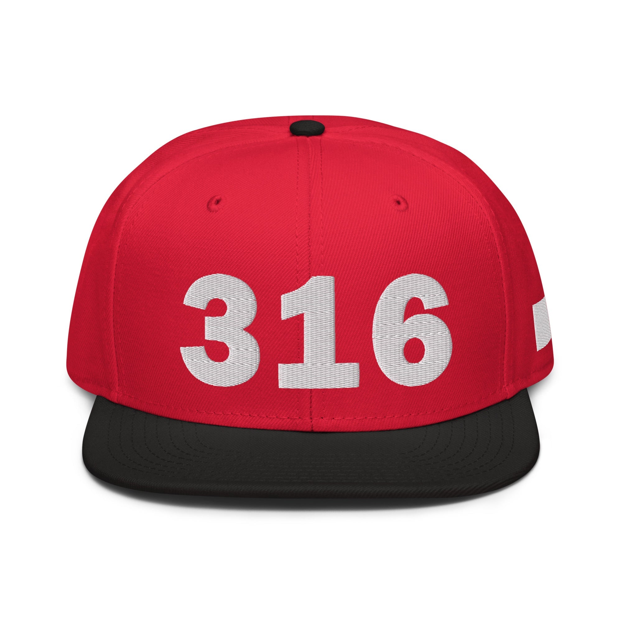 316 Area Code Snapback Hat
