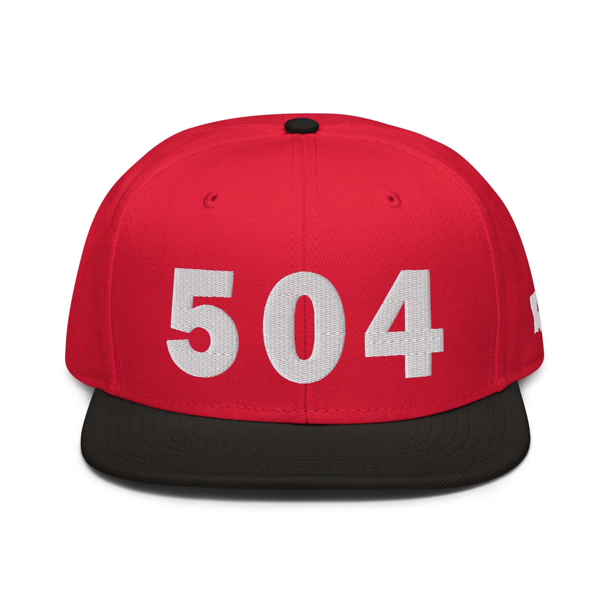 504 Area Code Snapback Hat