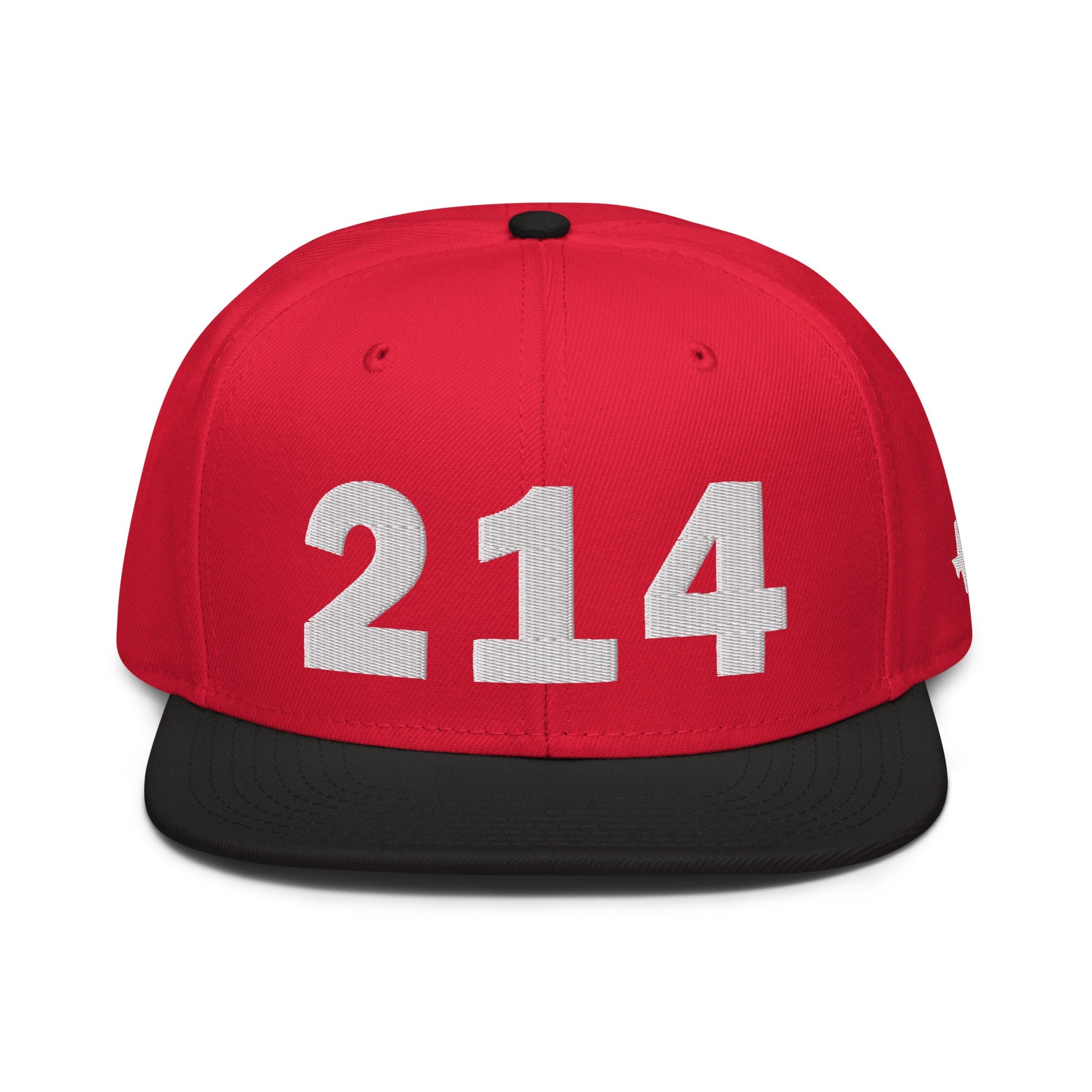 214 Area Code Snapback Hat