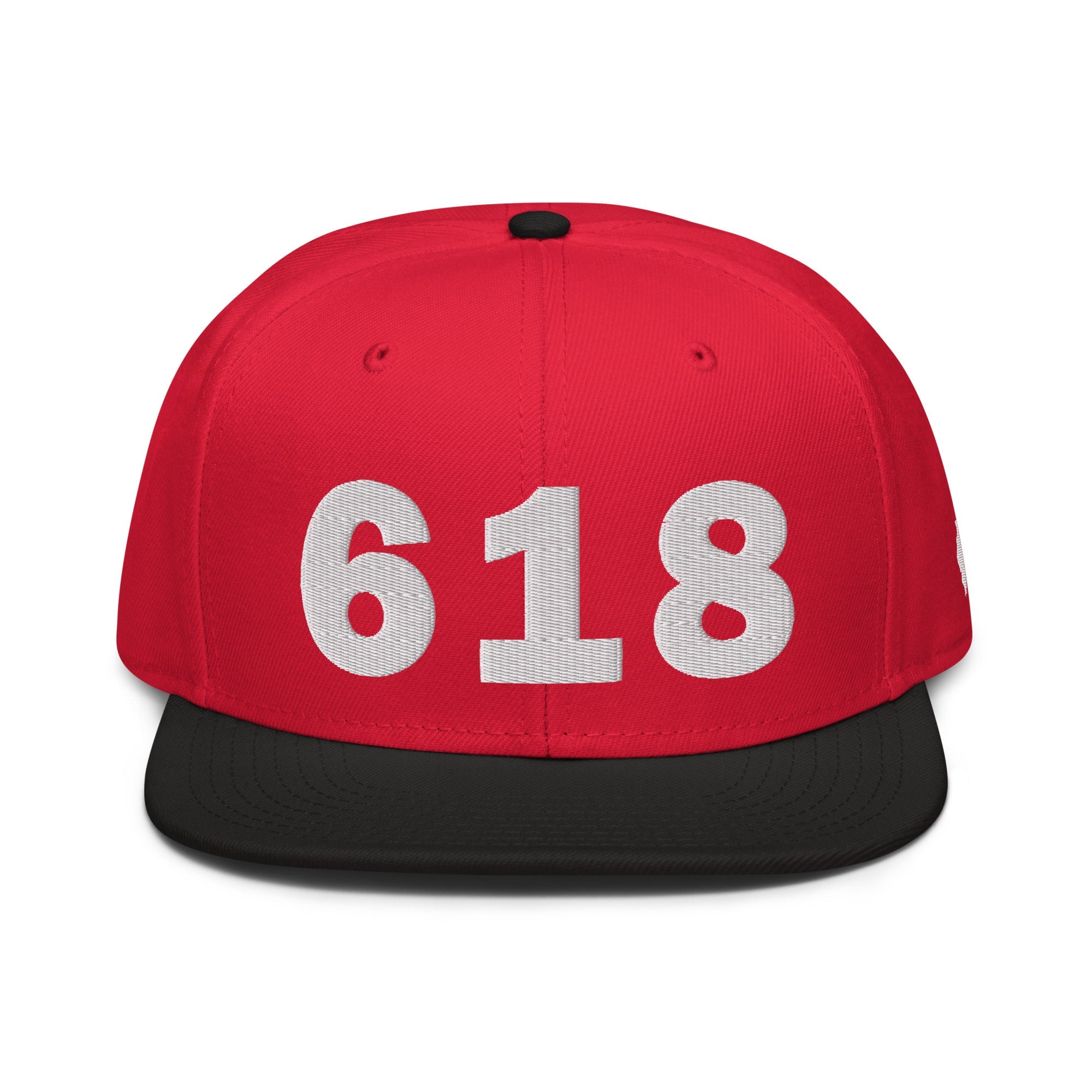 618 Area Code Snapback Hat