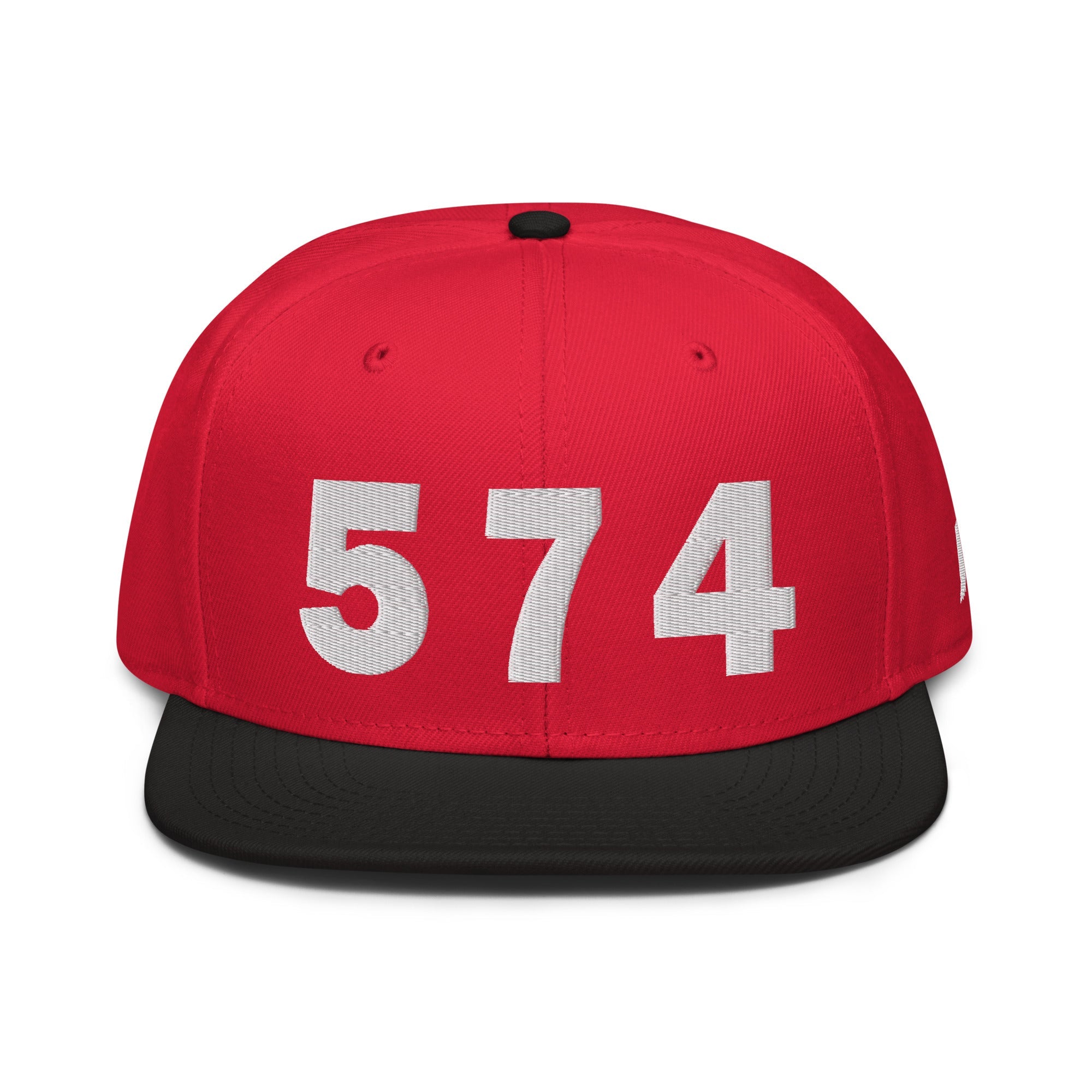 574 Area Code Snapback Hat