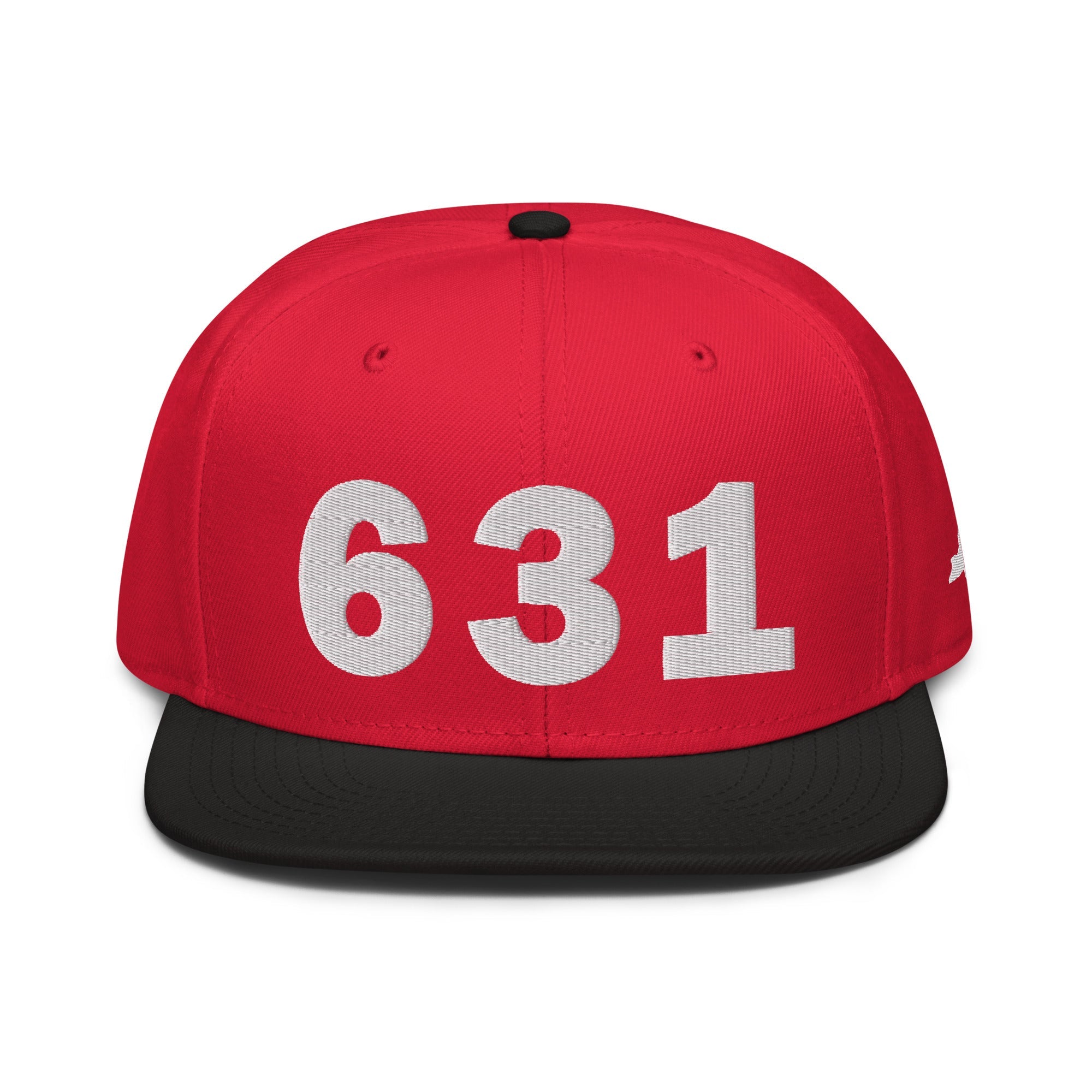 631 Area Code Snapback Hat