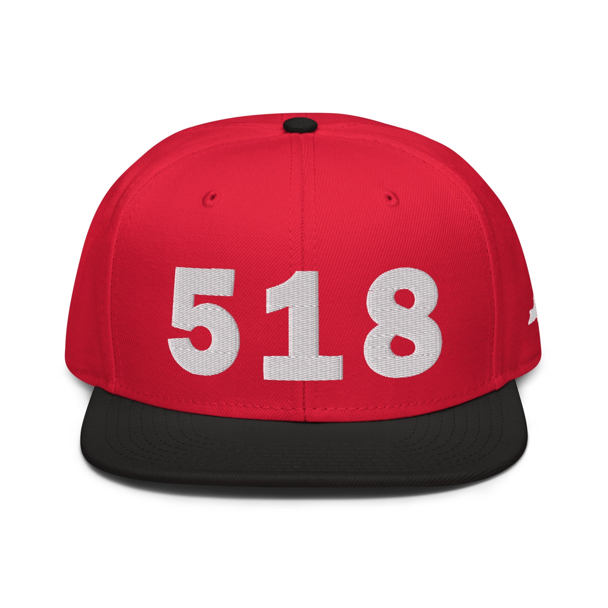 518 Area Code Snapback Hat