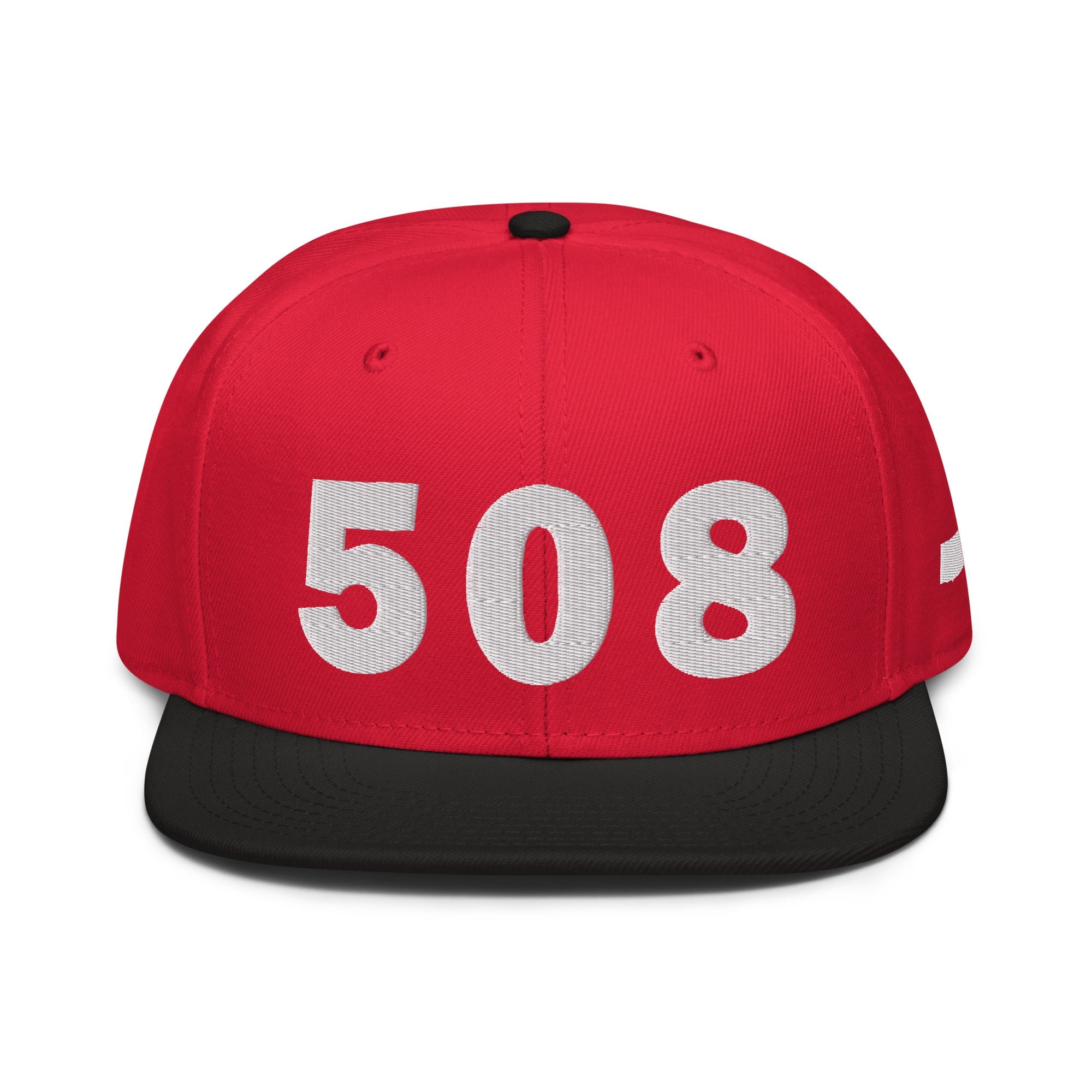 508 Area Code Snapback Hat