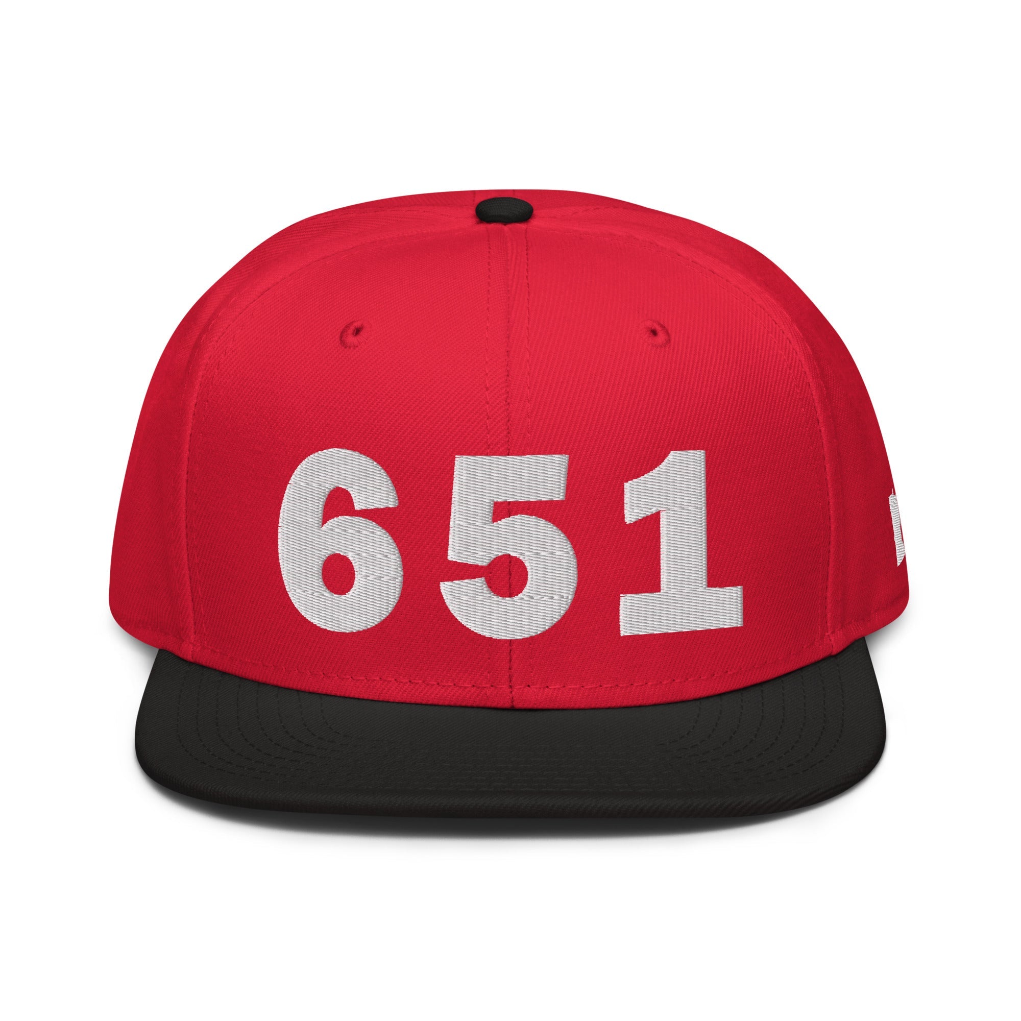 651 Area Code Snapback Hat
