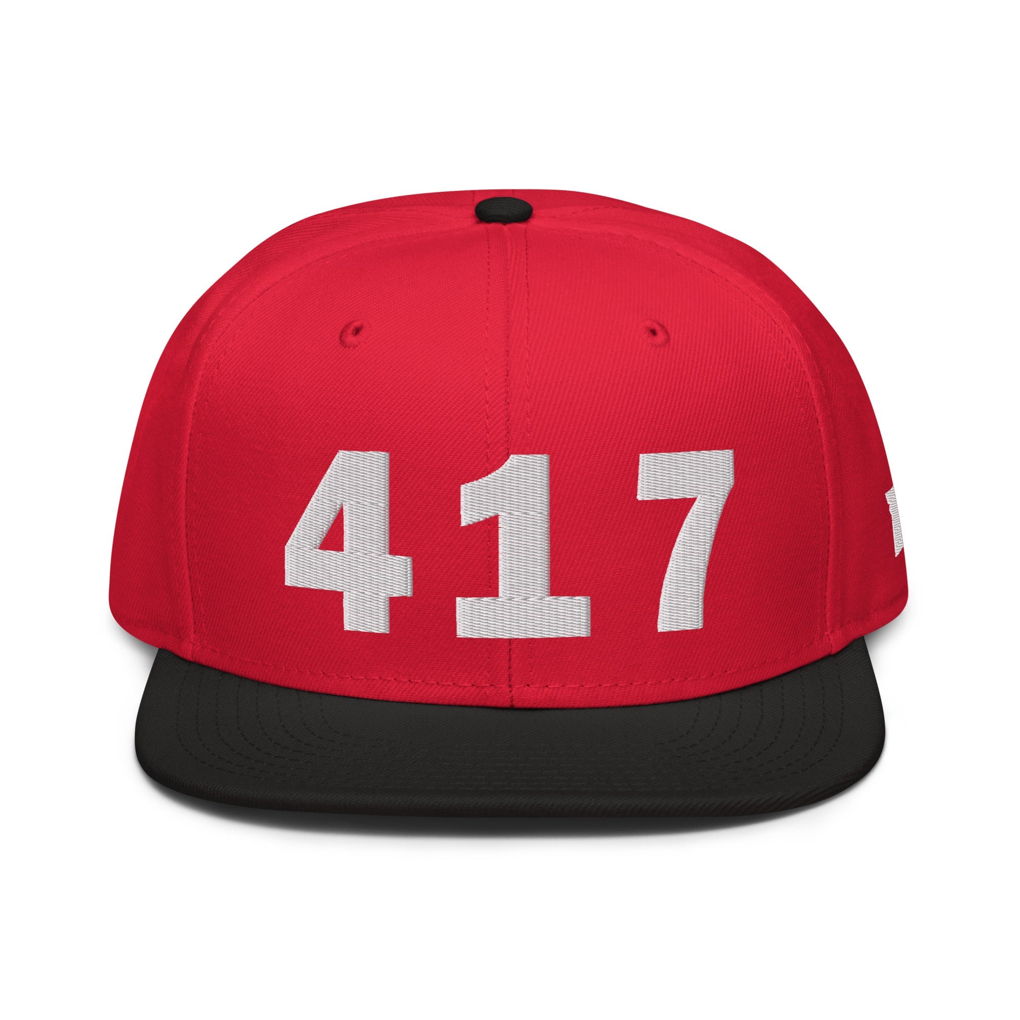 417 Area Code Snapback Hat
