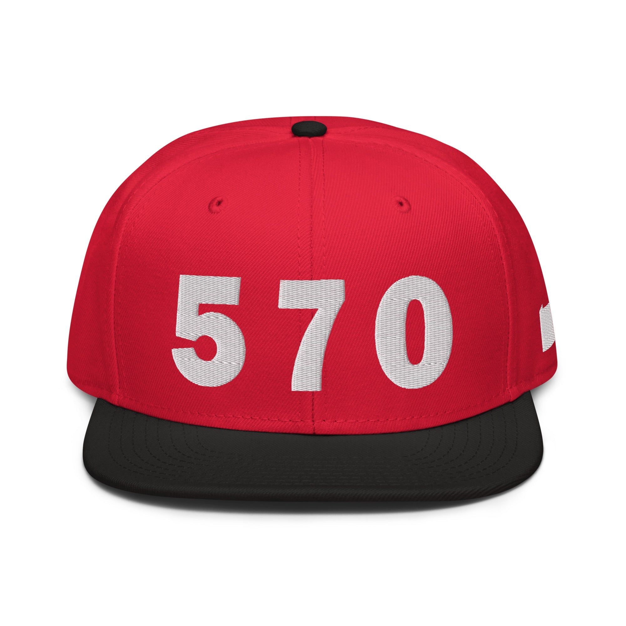 570 Area Code Snapback Hat