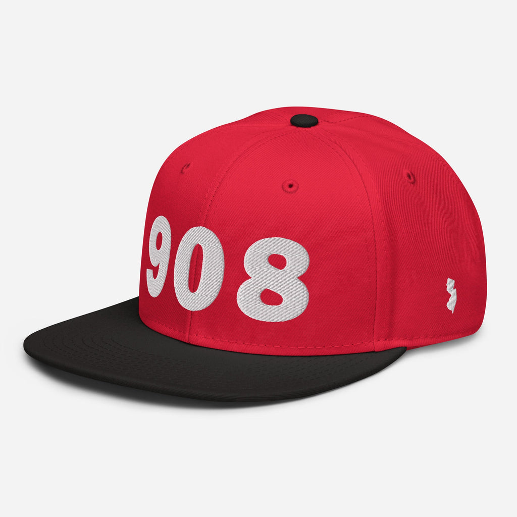 908 Area Code Snapback Hat