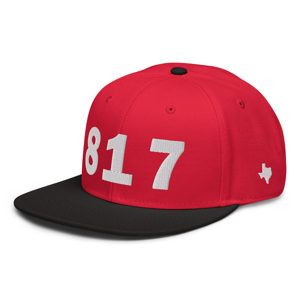 817 Area Code Snapback Hat