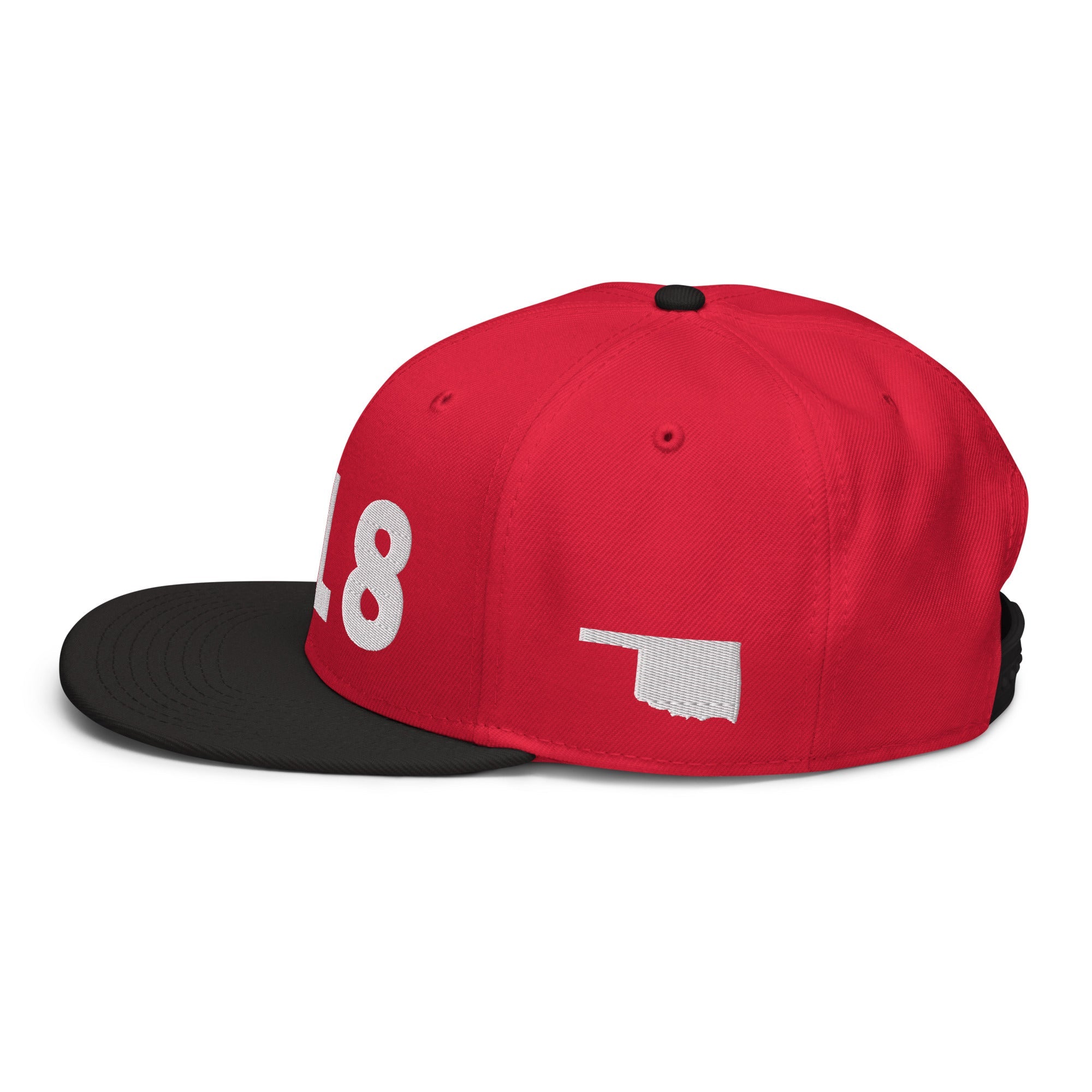 918 Area Code Snapback Hat