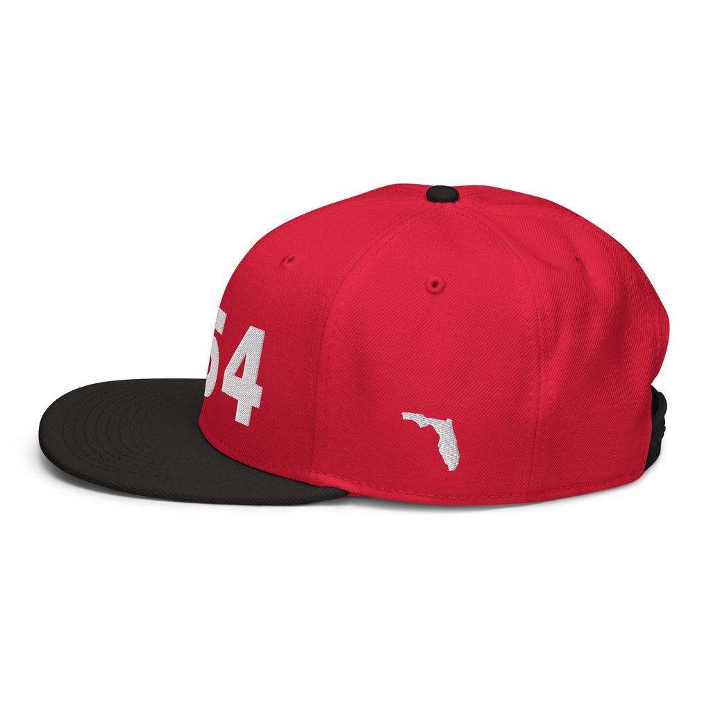 954 Area Code Snapback Hat