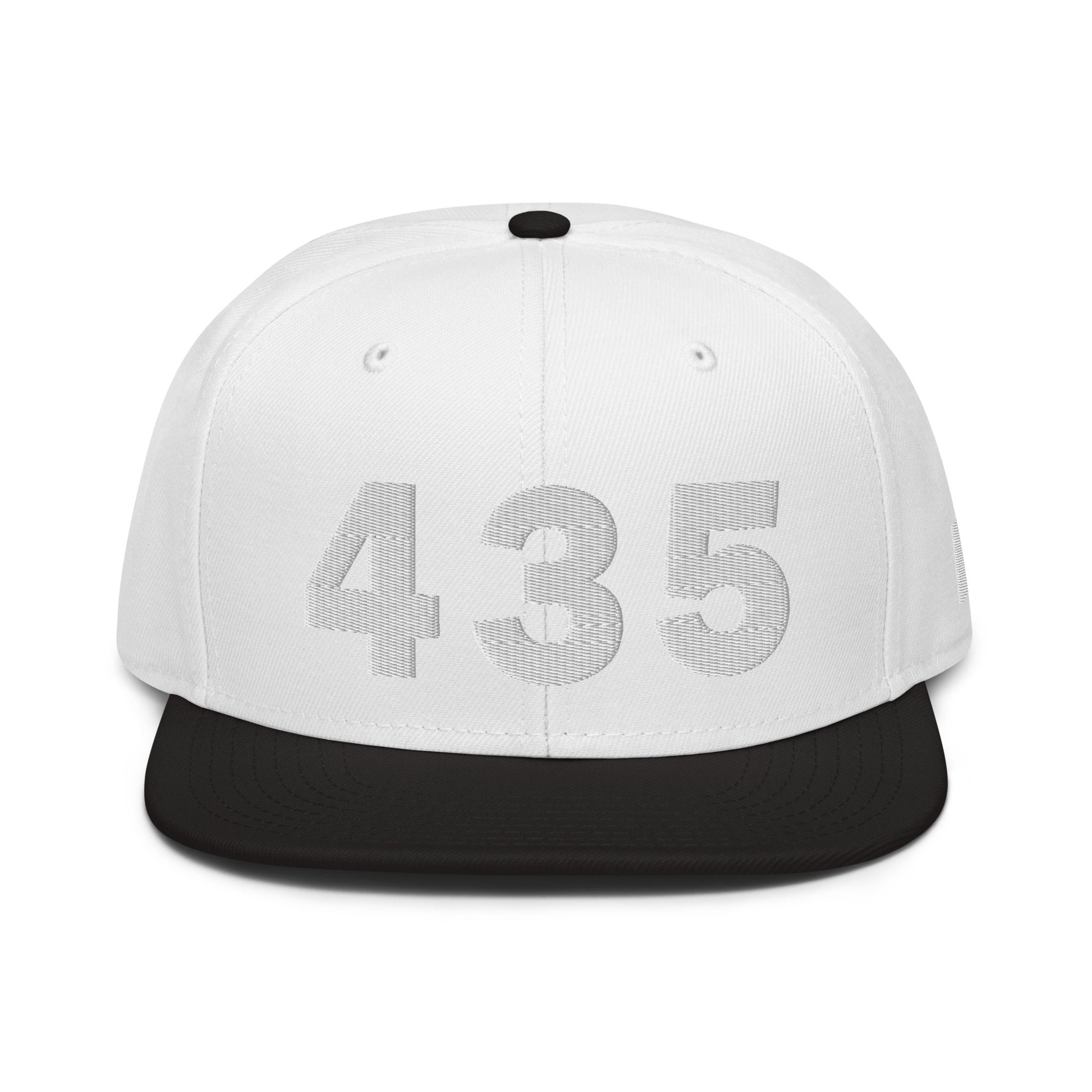 435 Area Code Snapback Hat