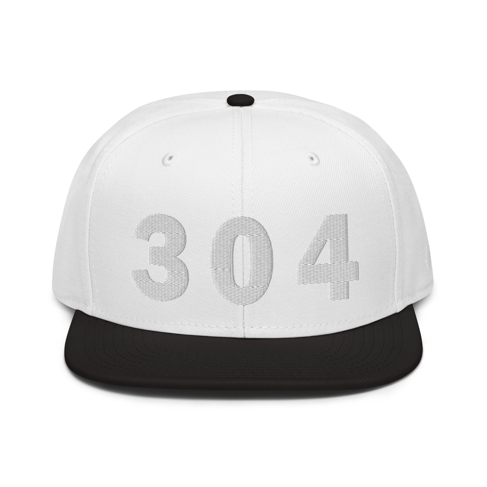 304 Area Code Snapback Hat