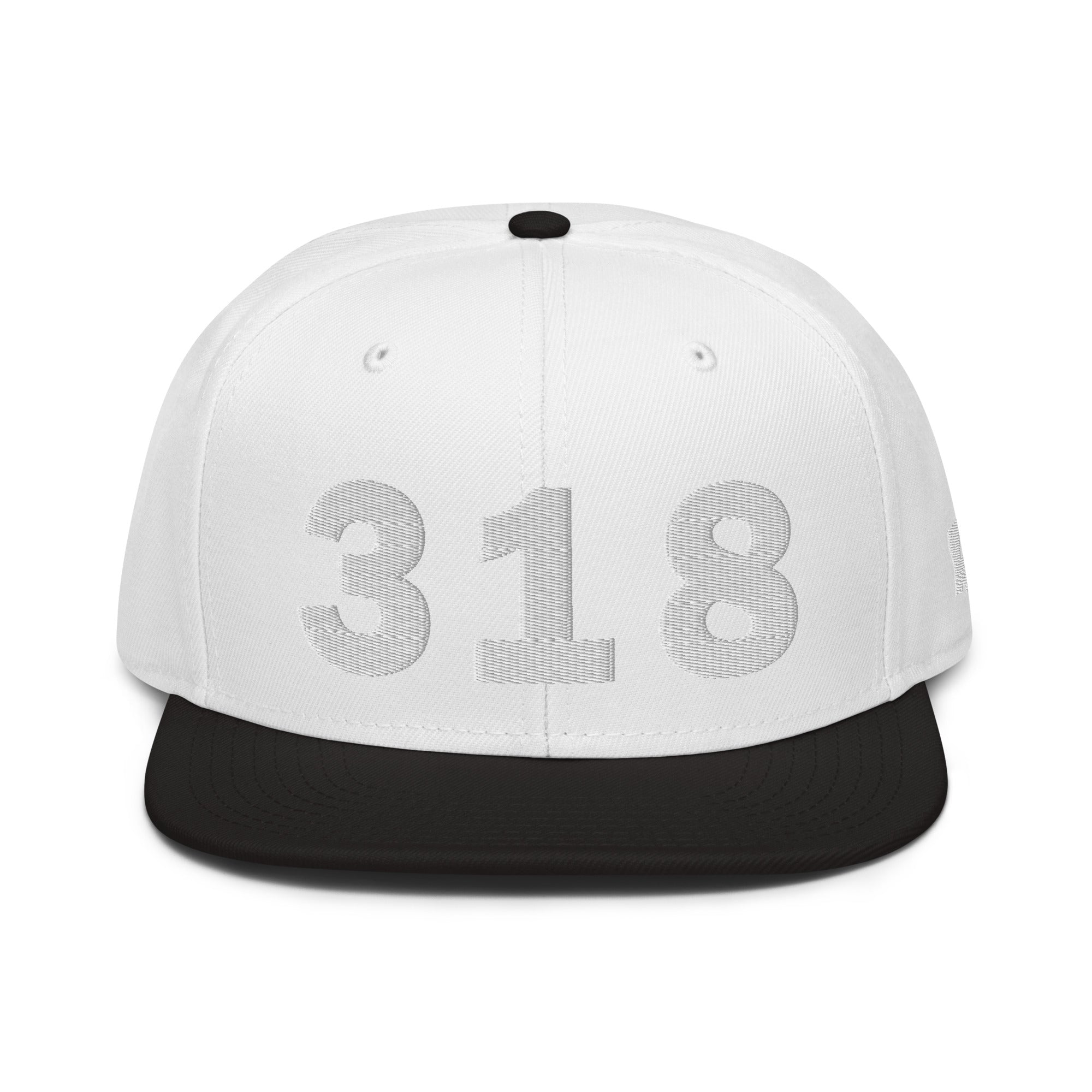 318 Area Code Snapback Hat