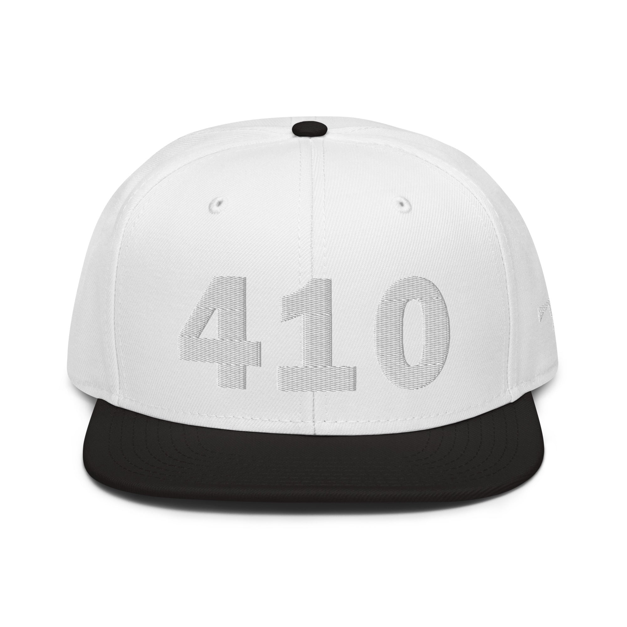 410 Area Code Snapback Hat