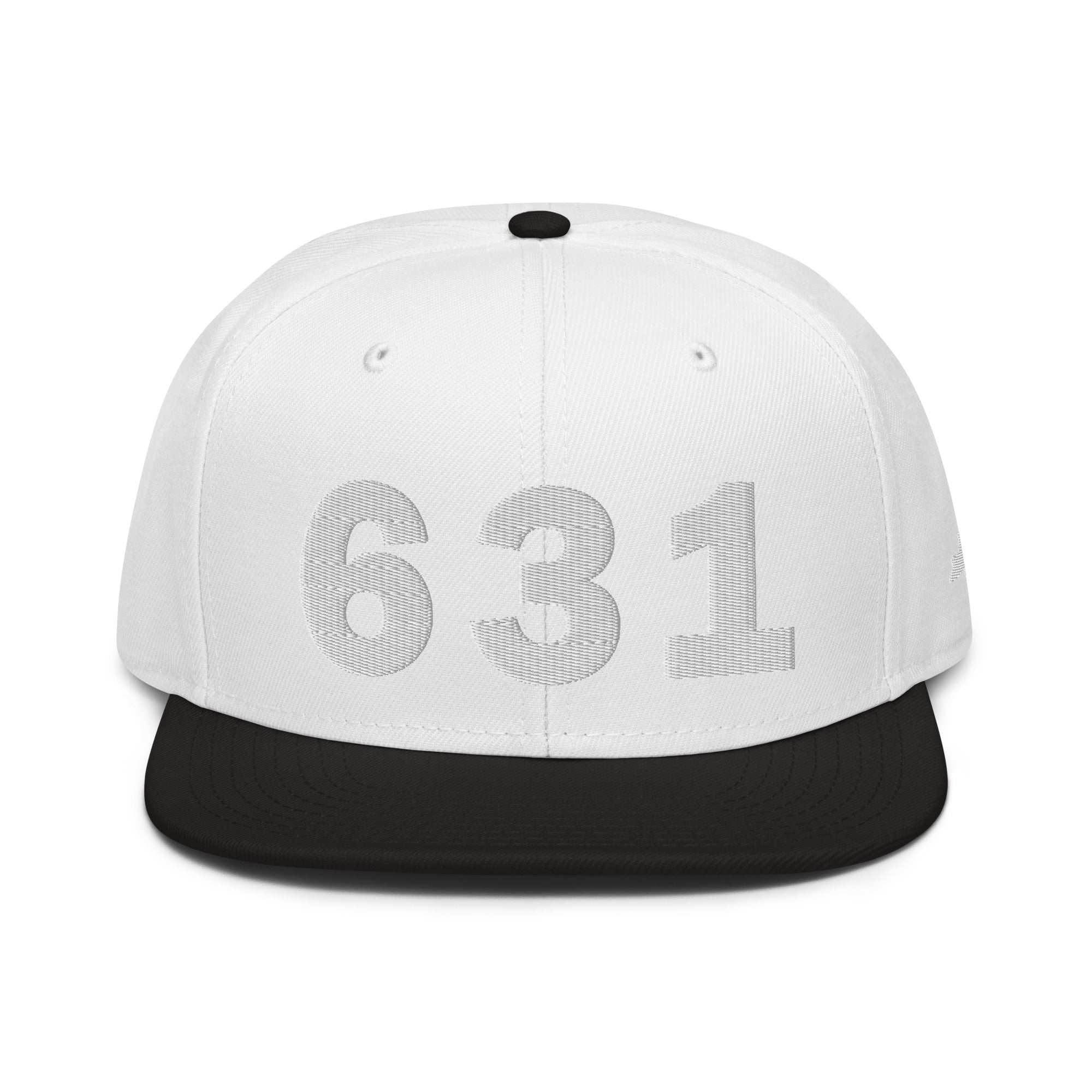 631 Area Code Snapback Hat