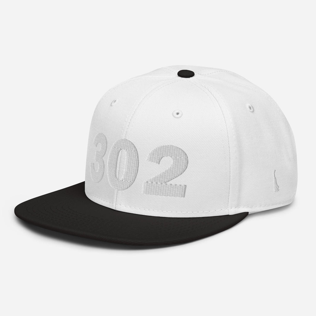 302 Area Code Snapback Hat