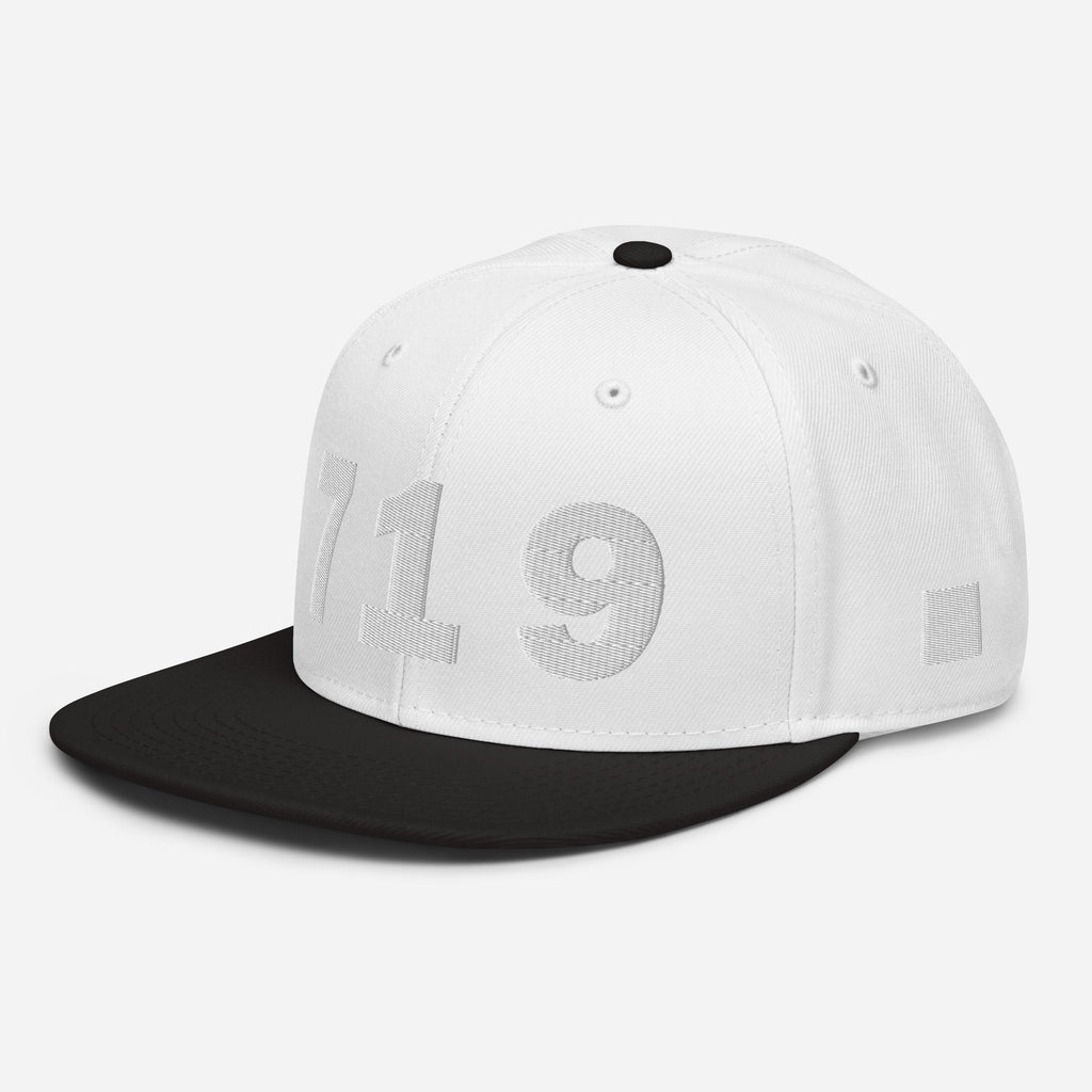 719 Area Code Snapback Hat