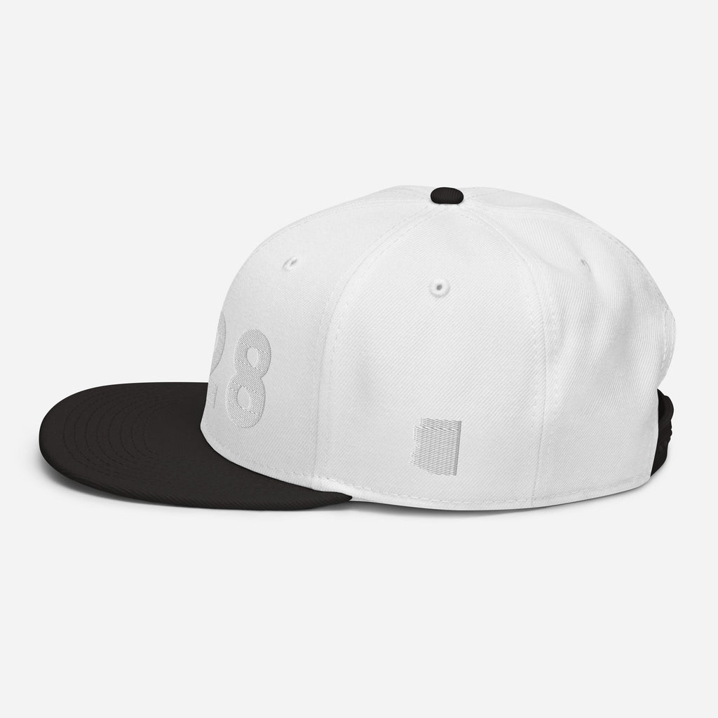 928 Area Code Snapback Hat